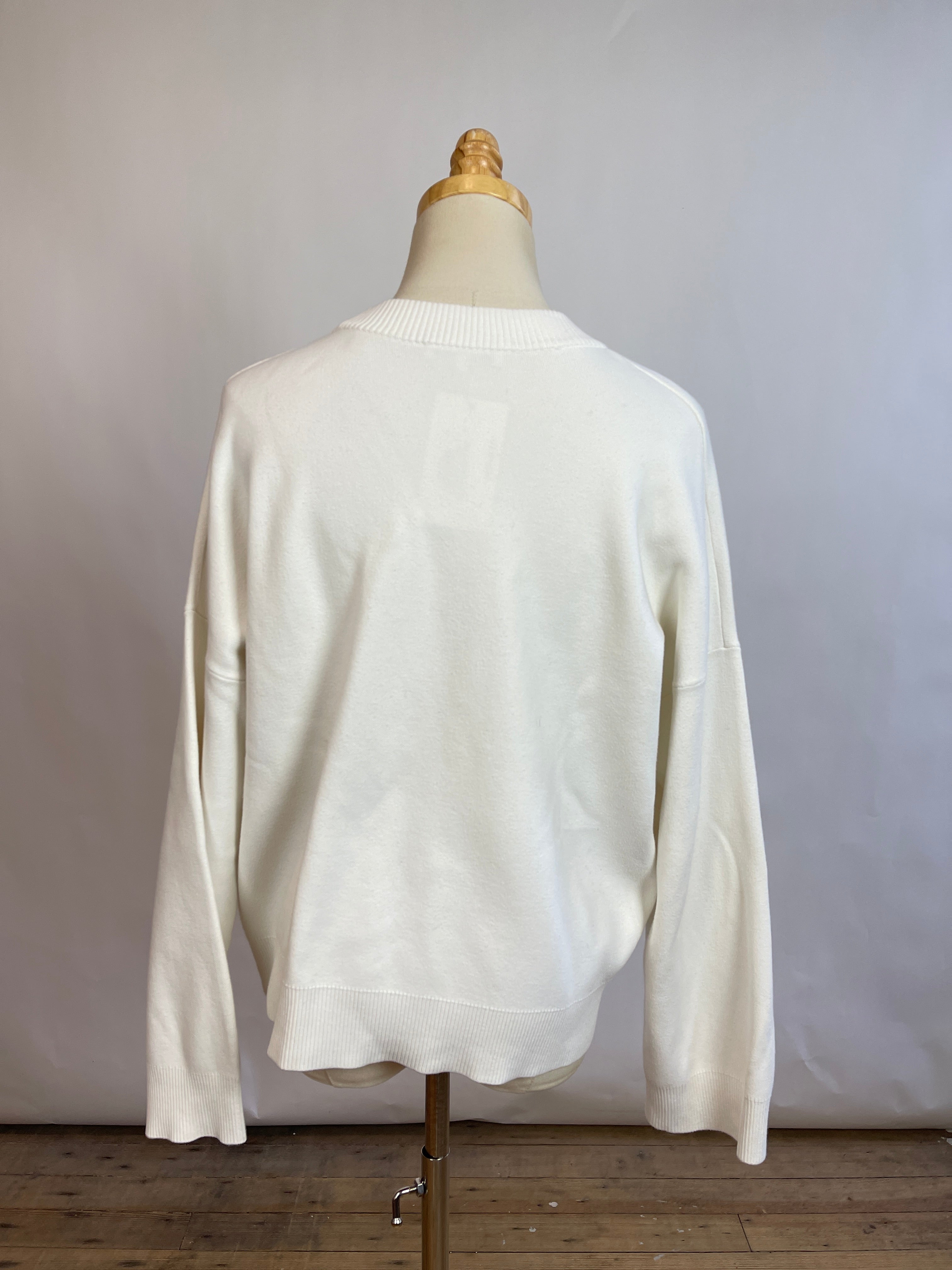 Vince White Sweatshirt (M)