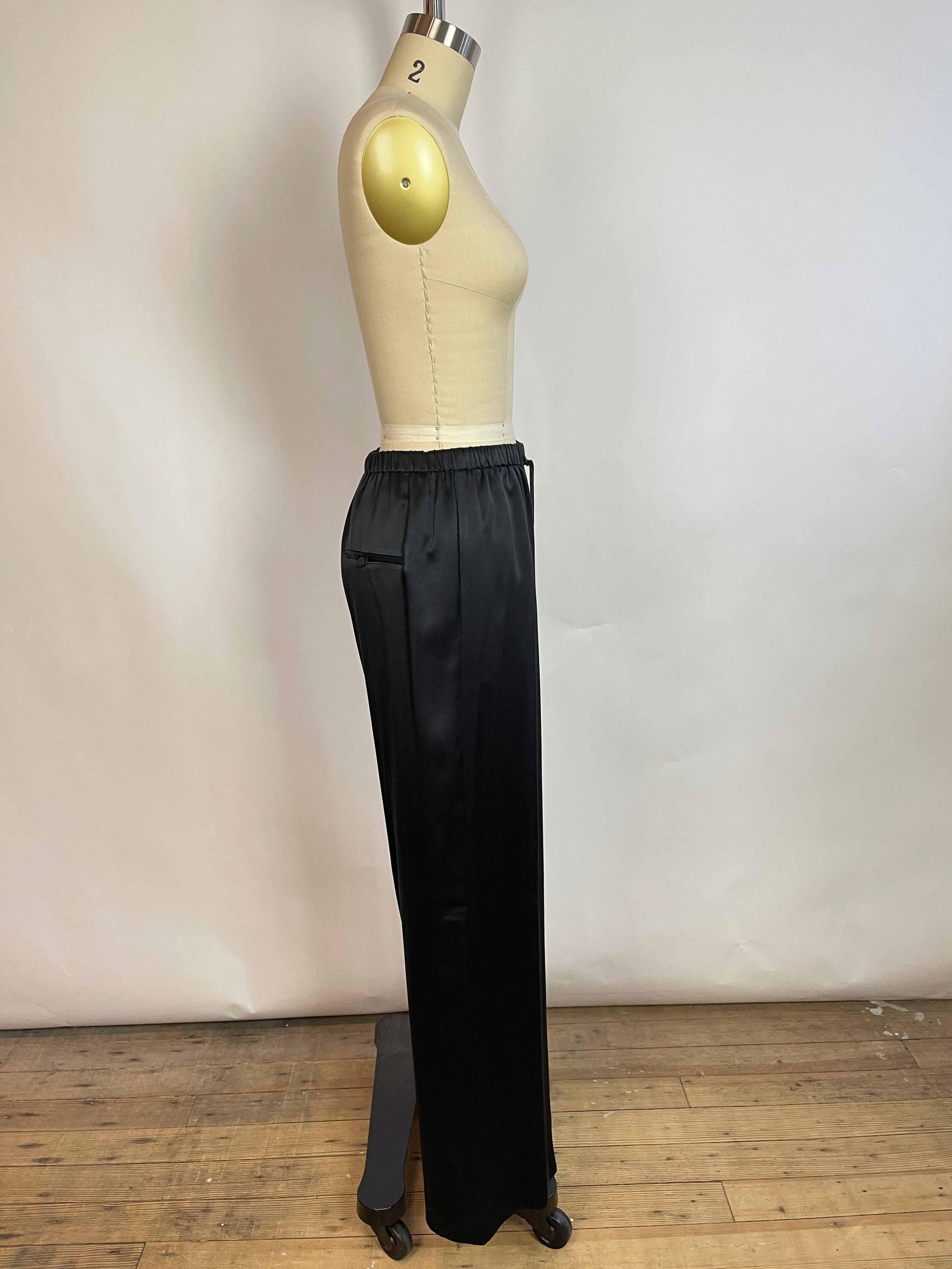 Vince Black Silk Pants (S)