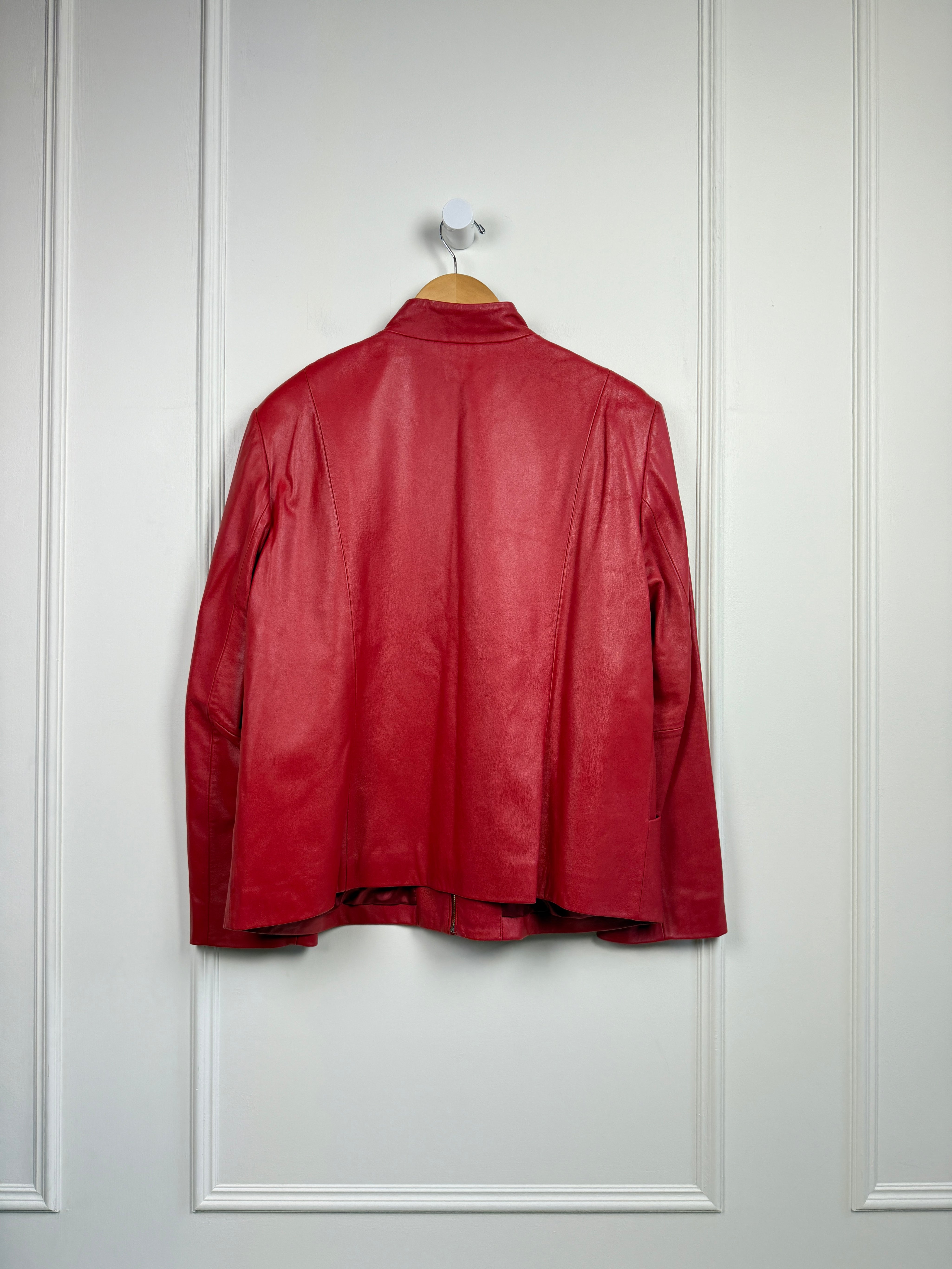 Vintage Pendleton Red Leather Jacket (1X)