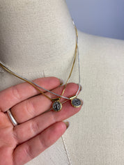 {made} community - Mini Coin Slider Necklace | Gold & Silver