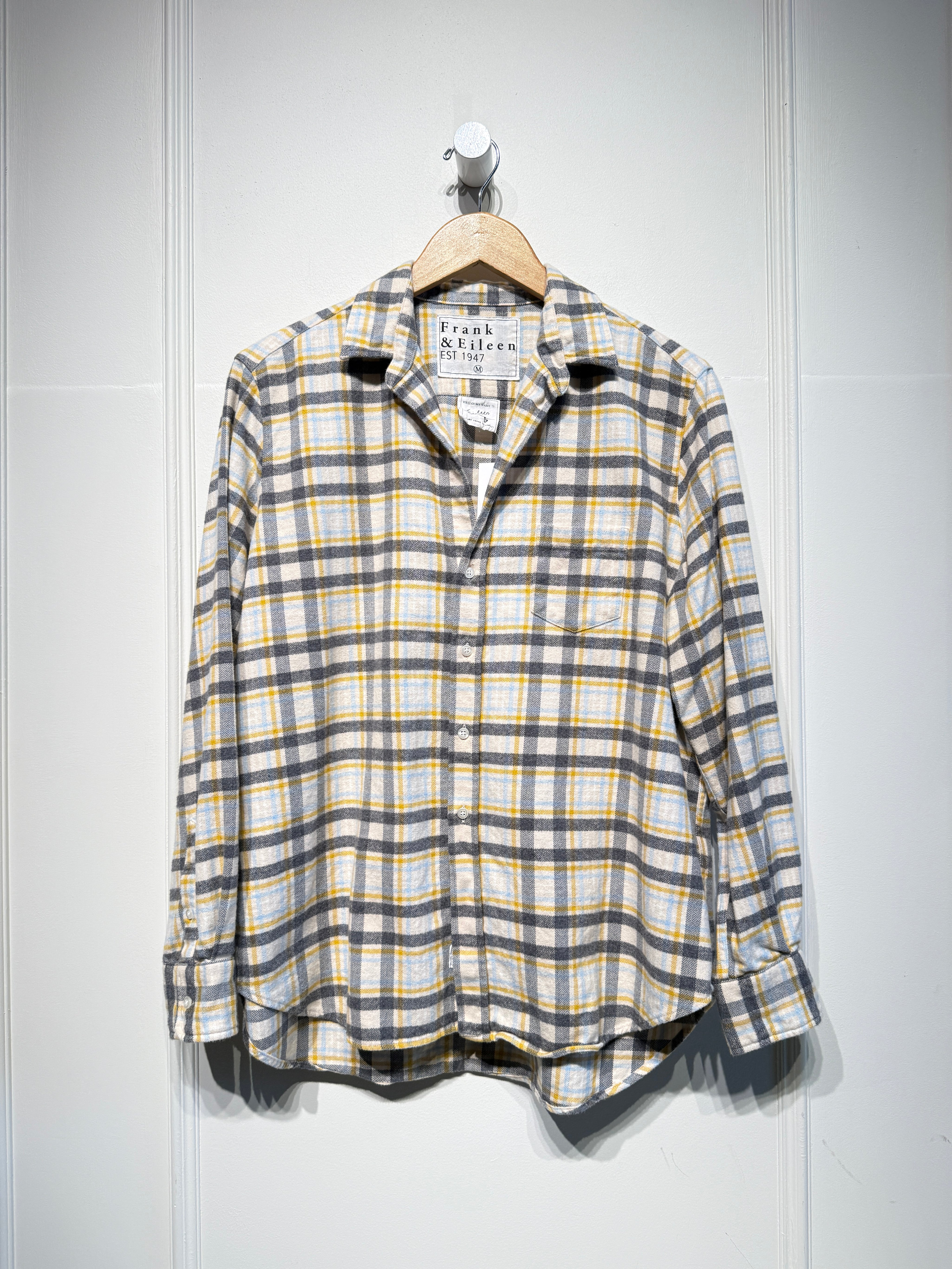 Frank & Eileen 'Eileen' Plaid Flannel Button Down (M)
