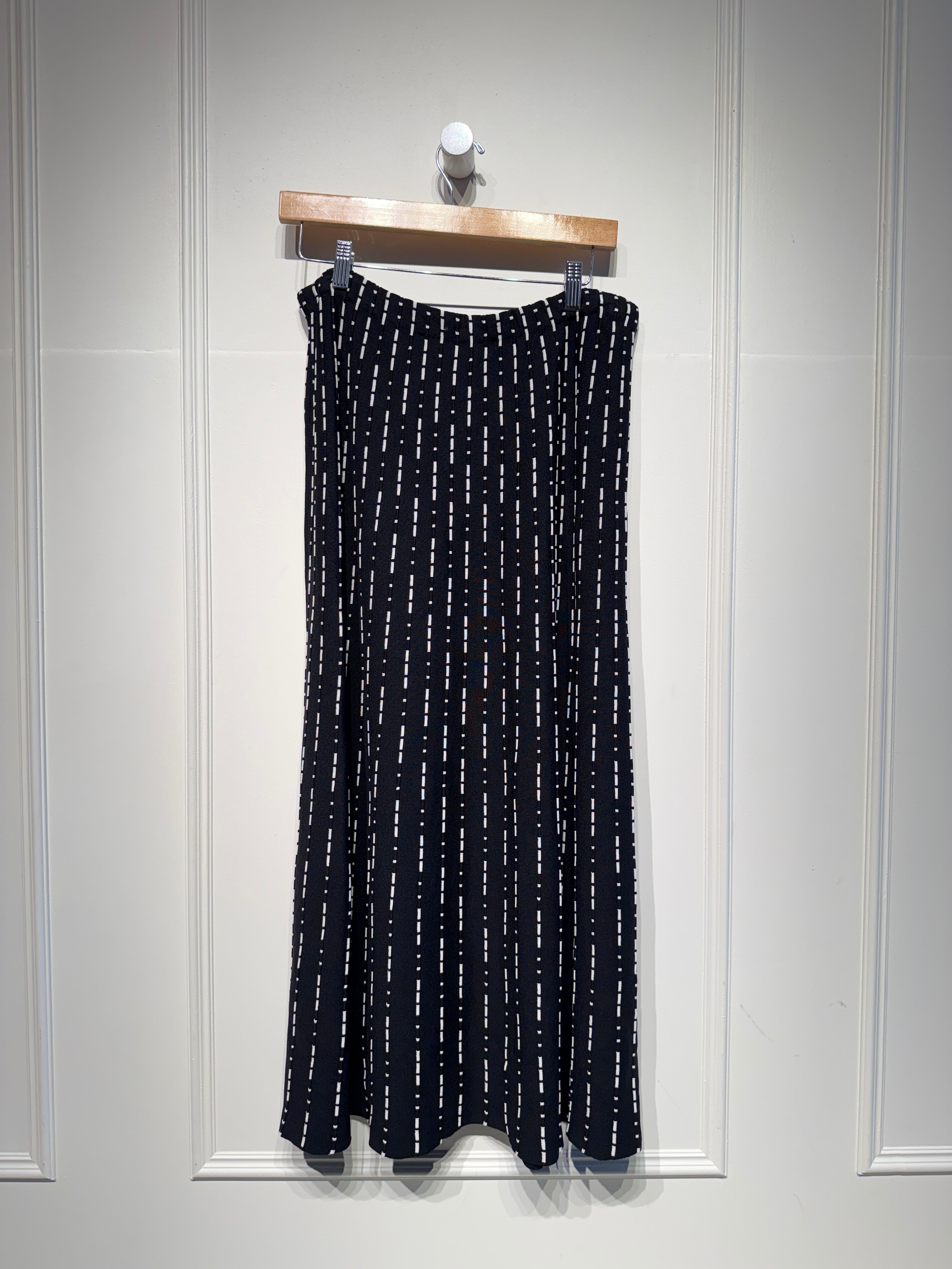 Staud Lena Printed Midi Skirt (L)