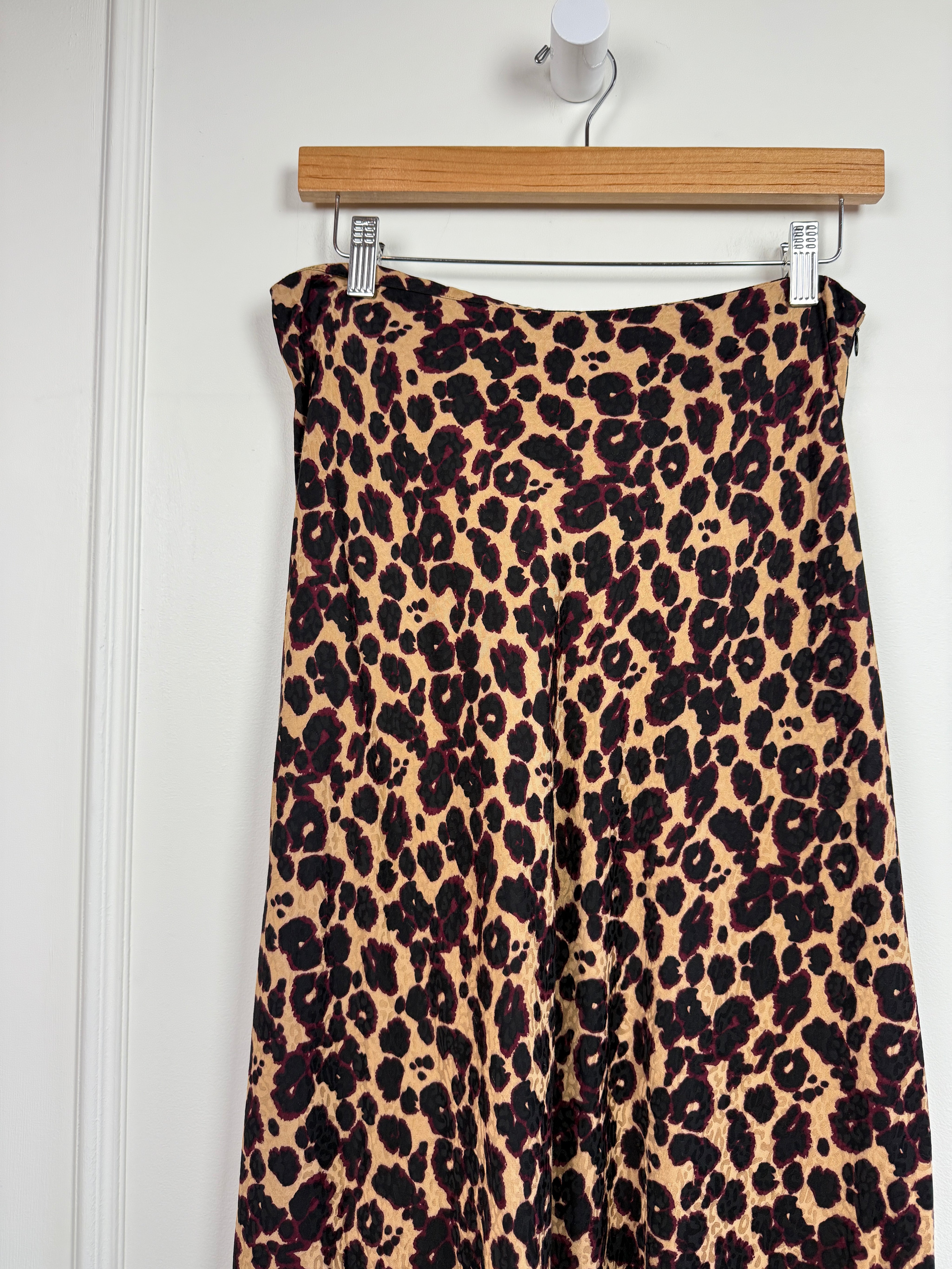 Ba&sh Cheetah Print Skirt (2/M)