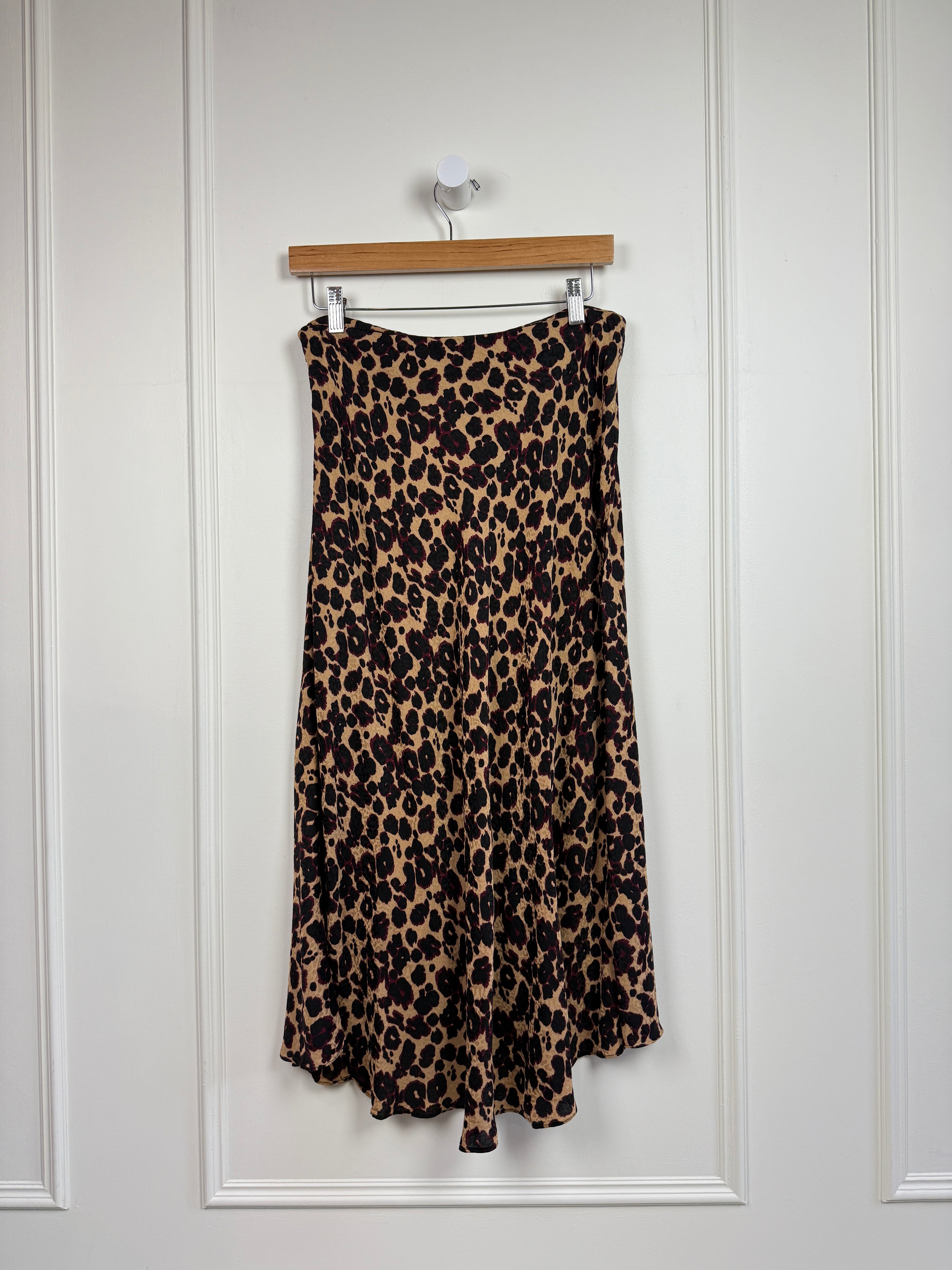 Ba&sh Cheetah Print Skirt (2/M)