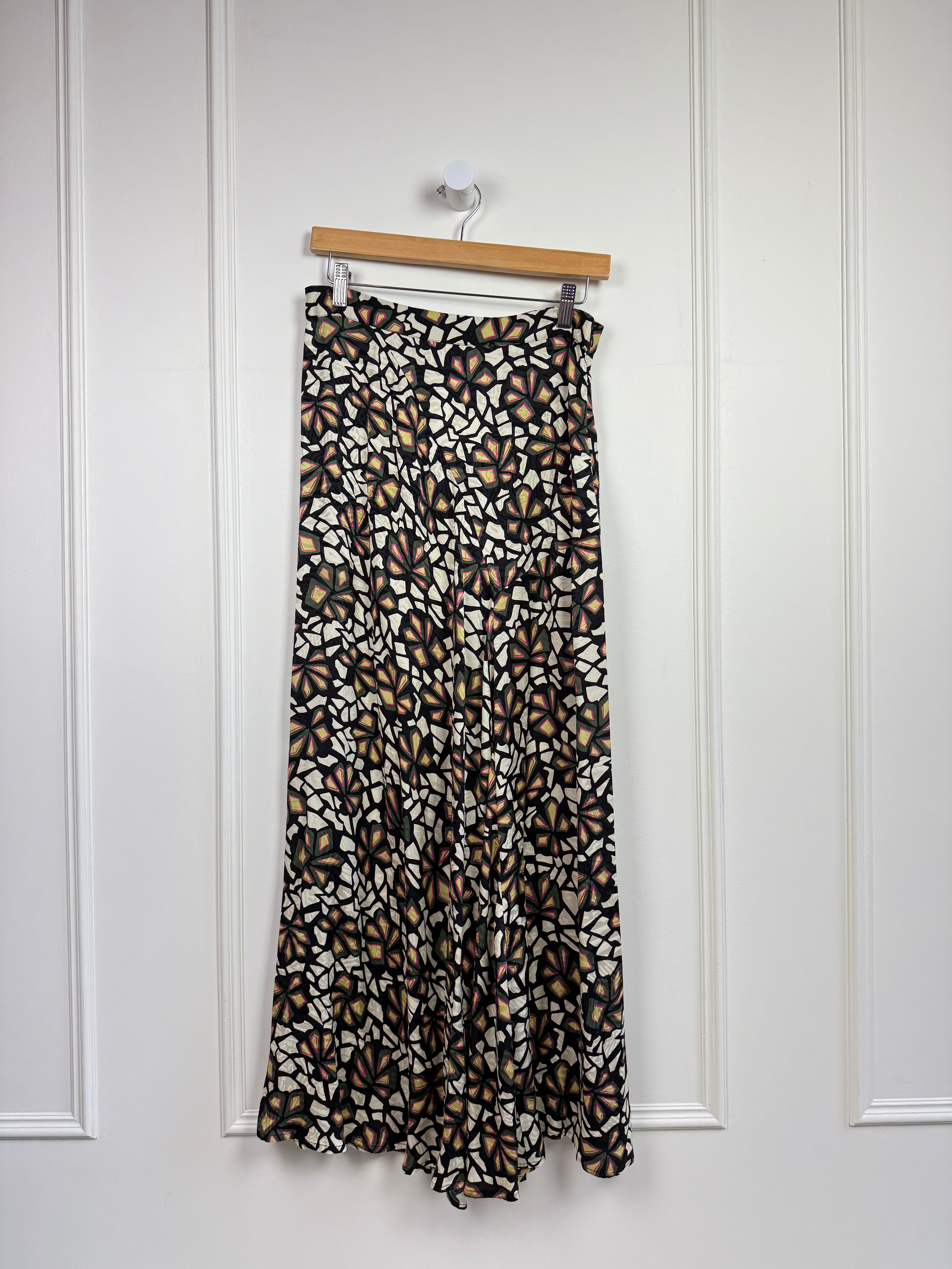 Ba&sh Printed Pattern Maxi Skirt (M)