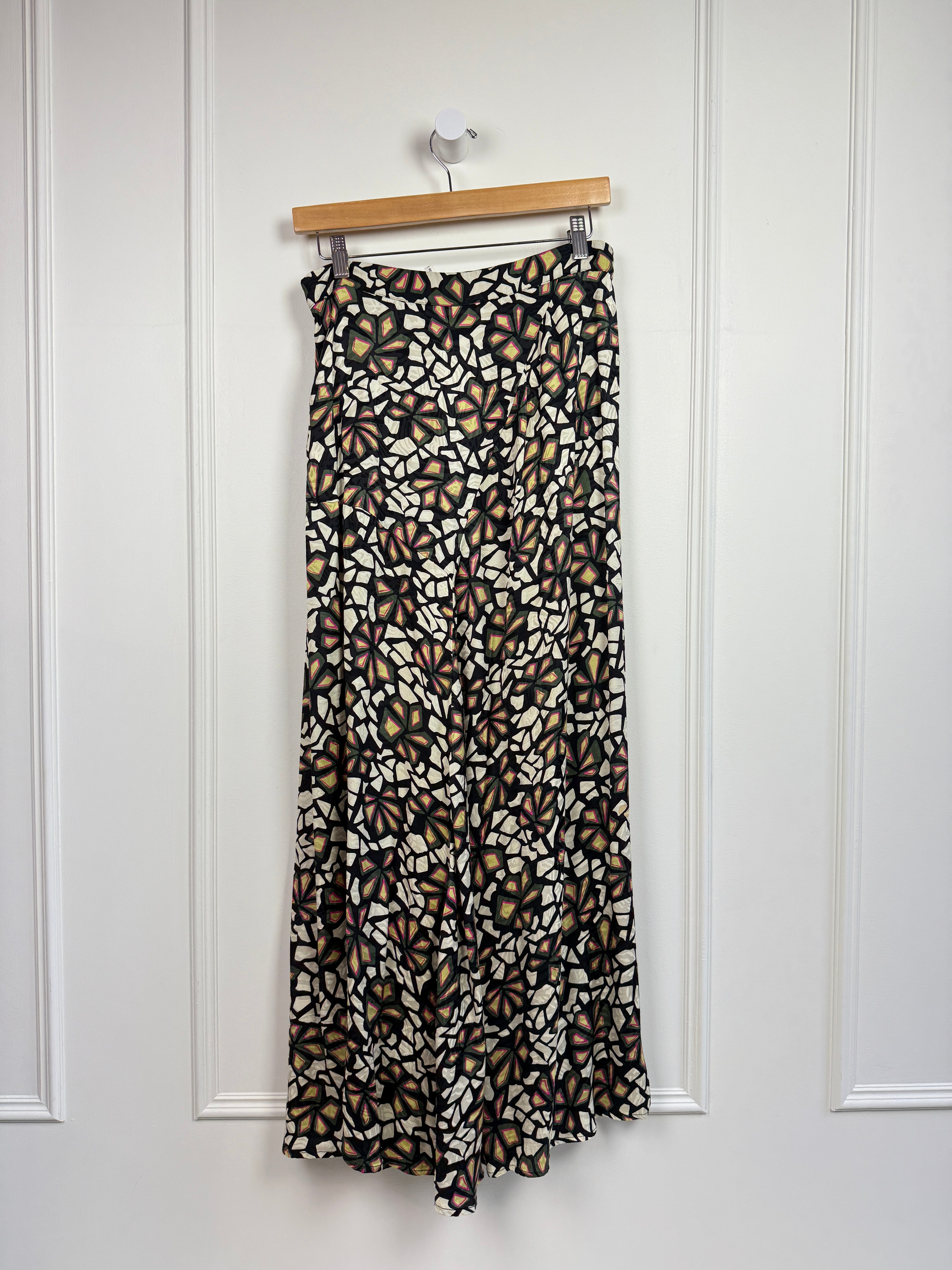 Ba&sh Printed Pattern Maxi Skirt (M)