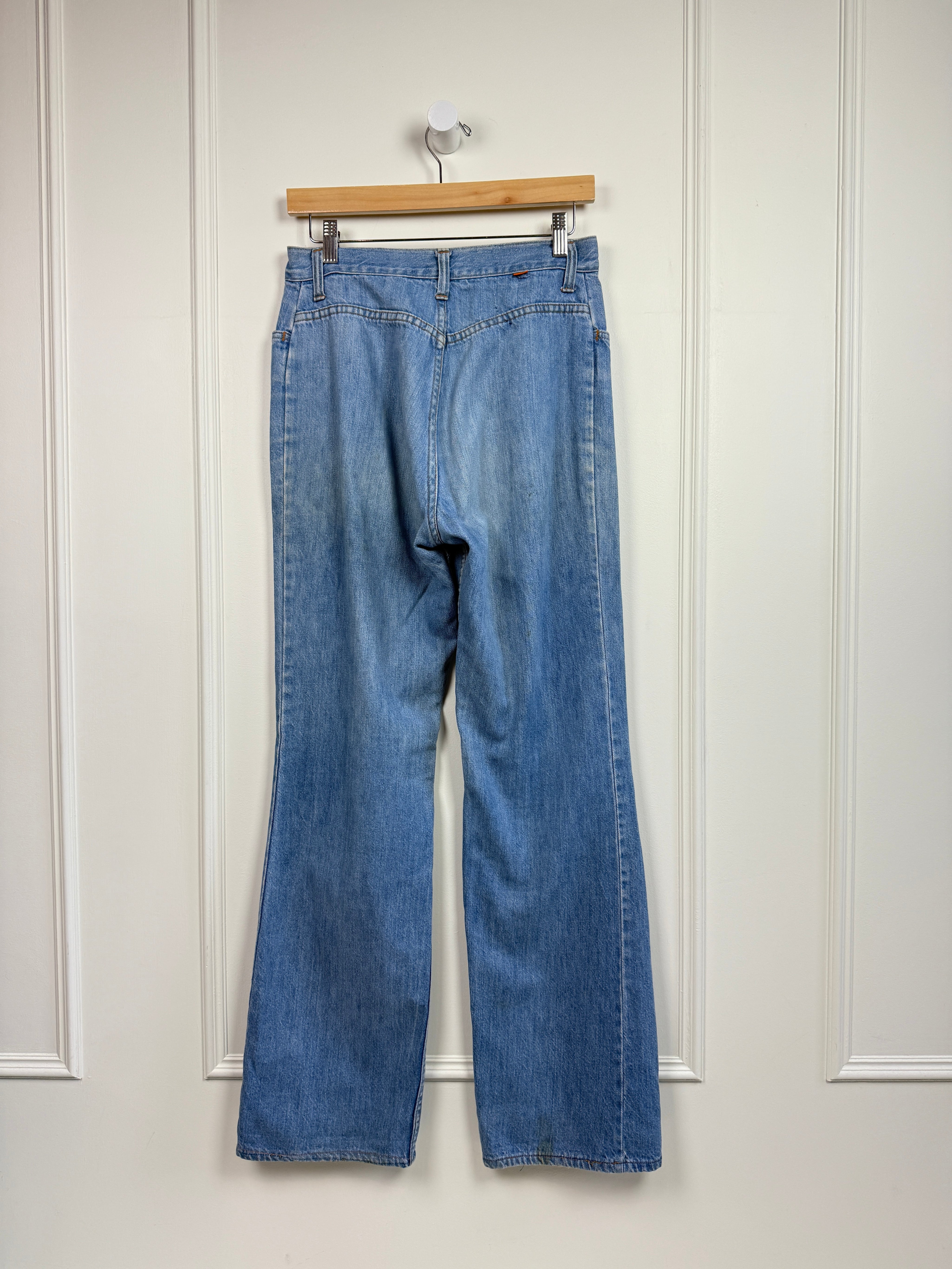 Vintage Levi Back Yoke Wide Leg Western Jean (27/28)