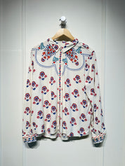 Sezane Pattern Button Down (L)