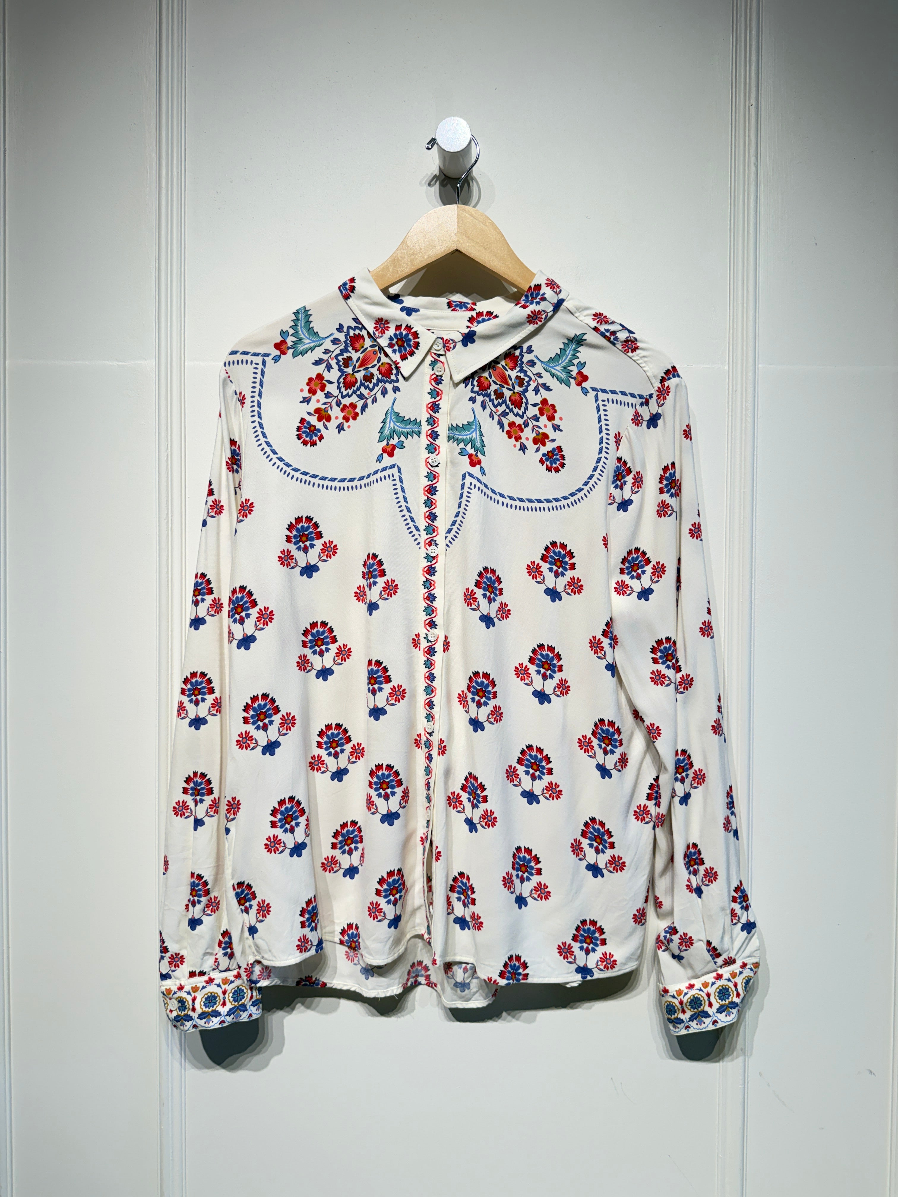 Sezane Pattern Button Down (L)