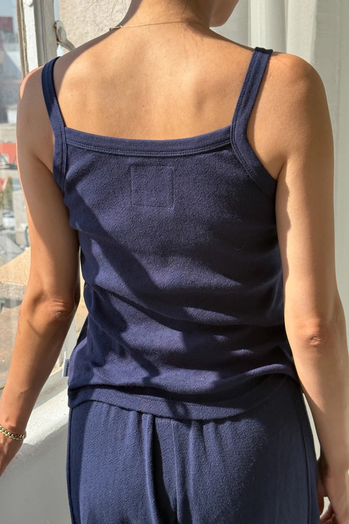 Le Bon Shoppe - Pointelle Eve Cami | Navy