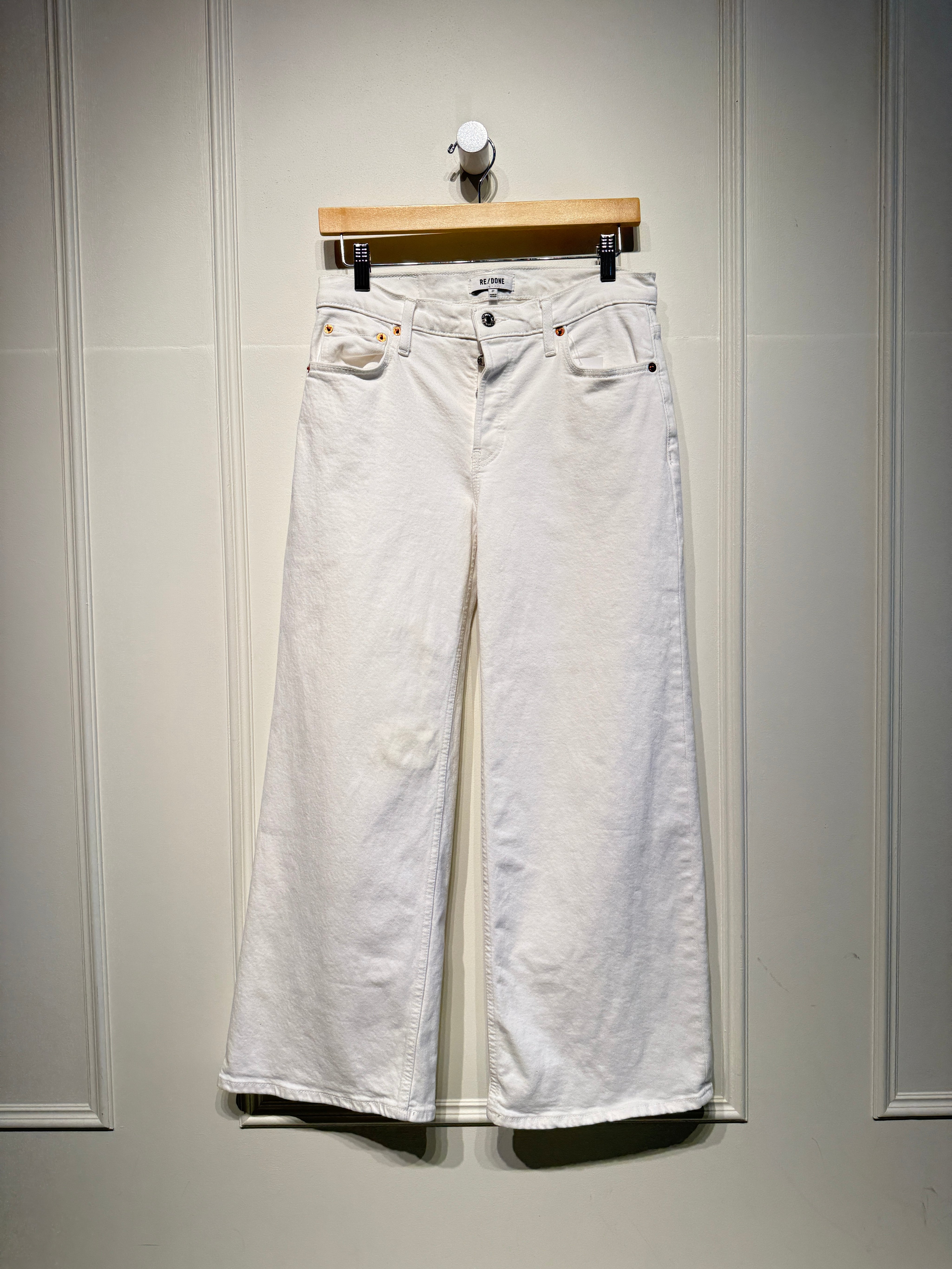 Re/Done White Wide Leg (4/27)