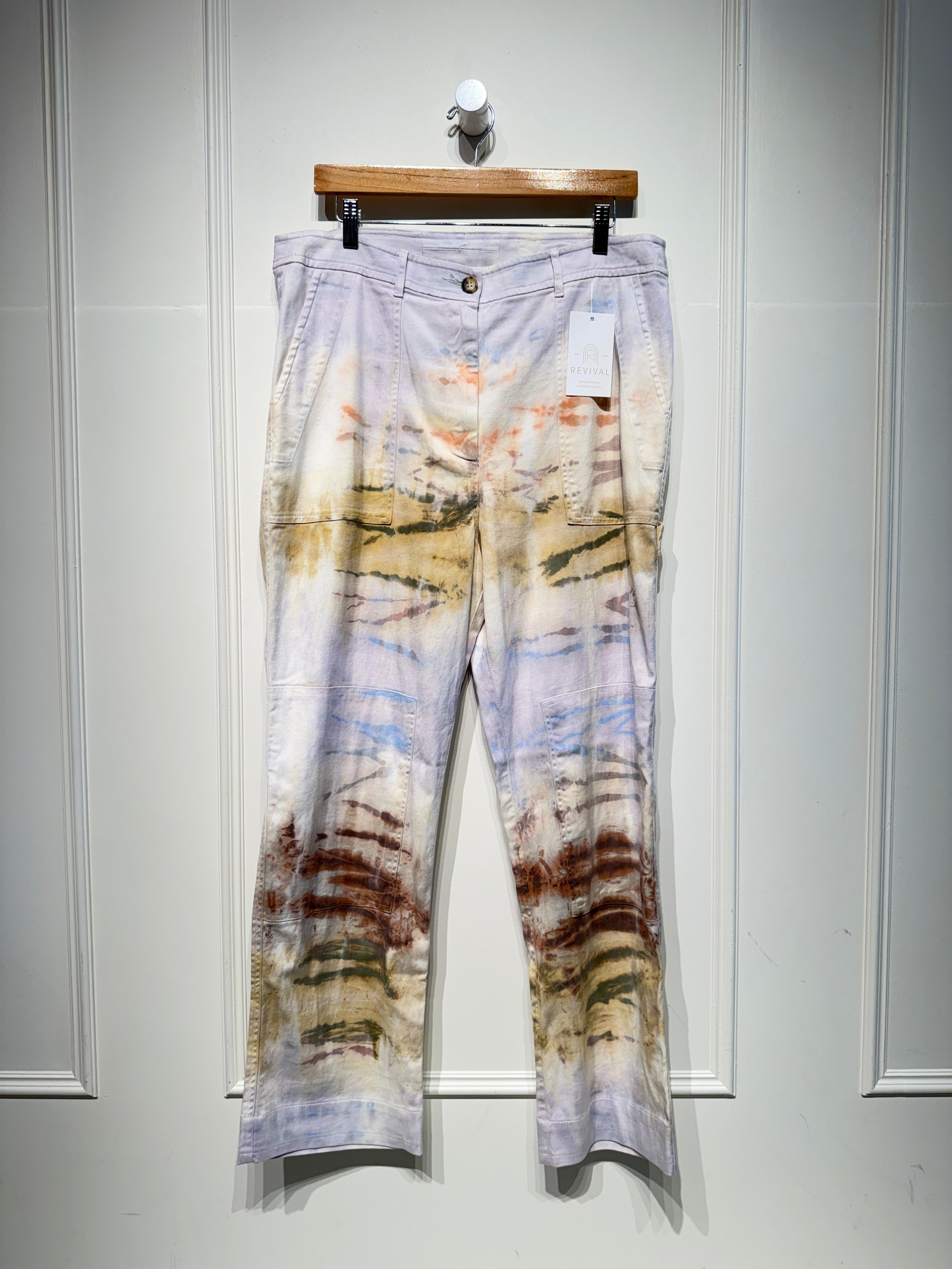 Raquel Allegra Watercolor Pants (M/L)