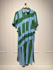 Frances Valentine Blue & Green Dress (S)