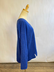 White + Warren Blue Cashmere (L)