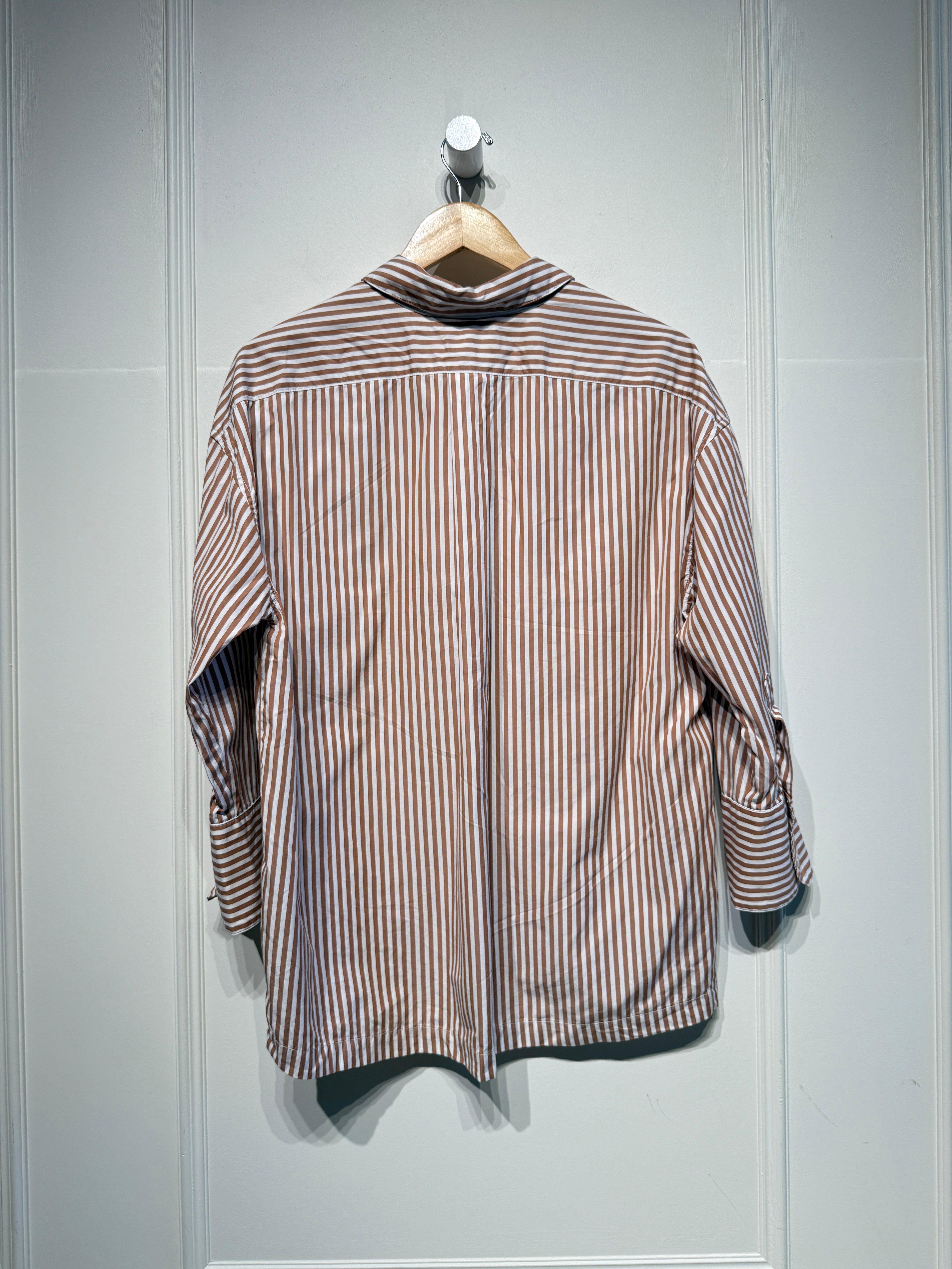 Argent Striped Button Down (10/L)