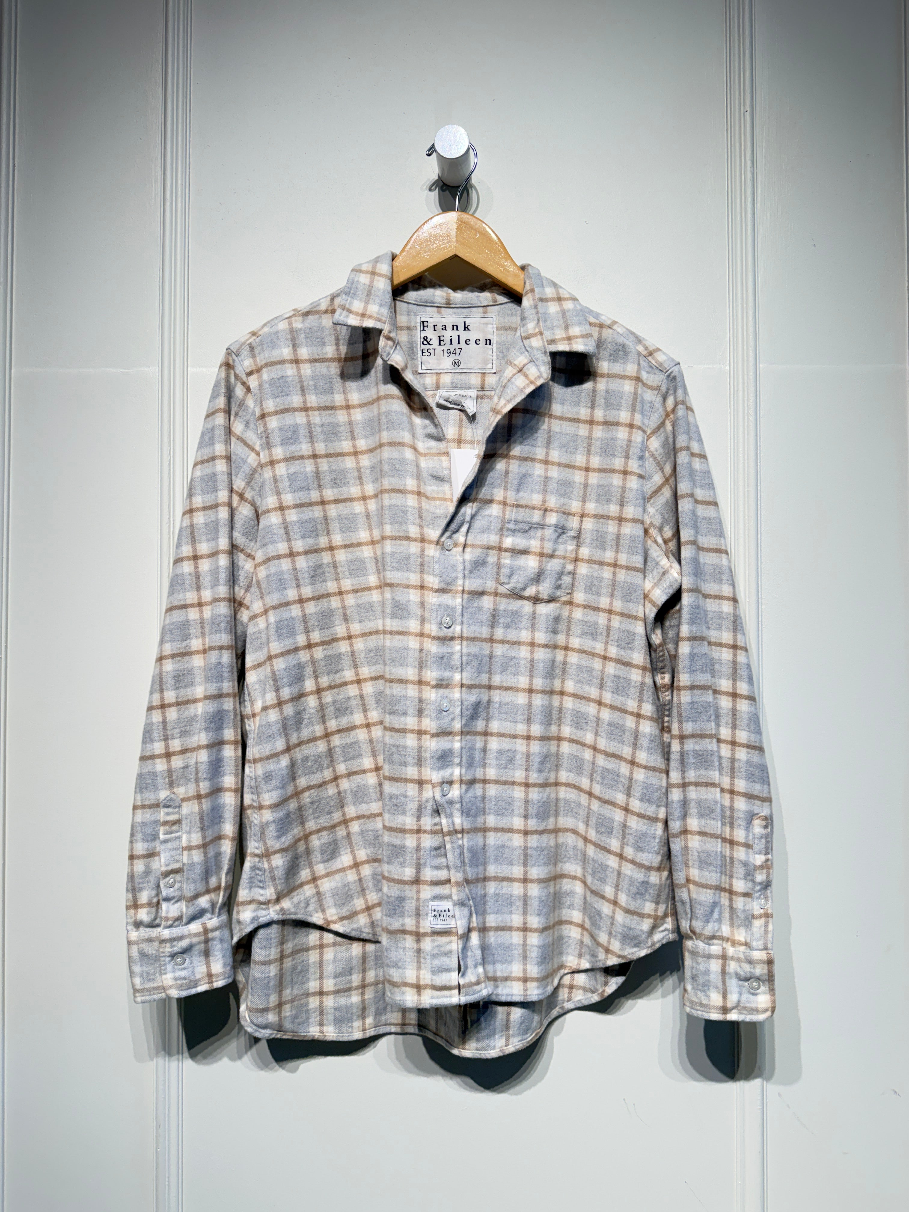 Frank & Eileen 'Eileen' Plaid Flannel Button Down (M)