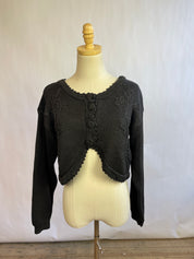 Vintage Maggie Lawrence Black Sweater (L)