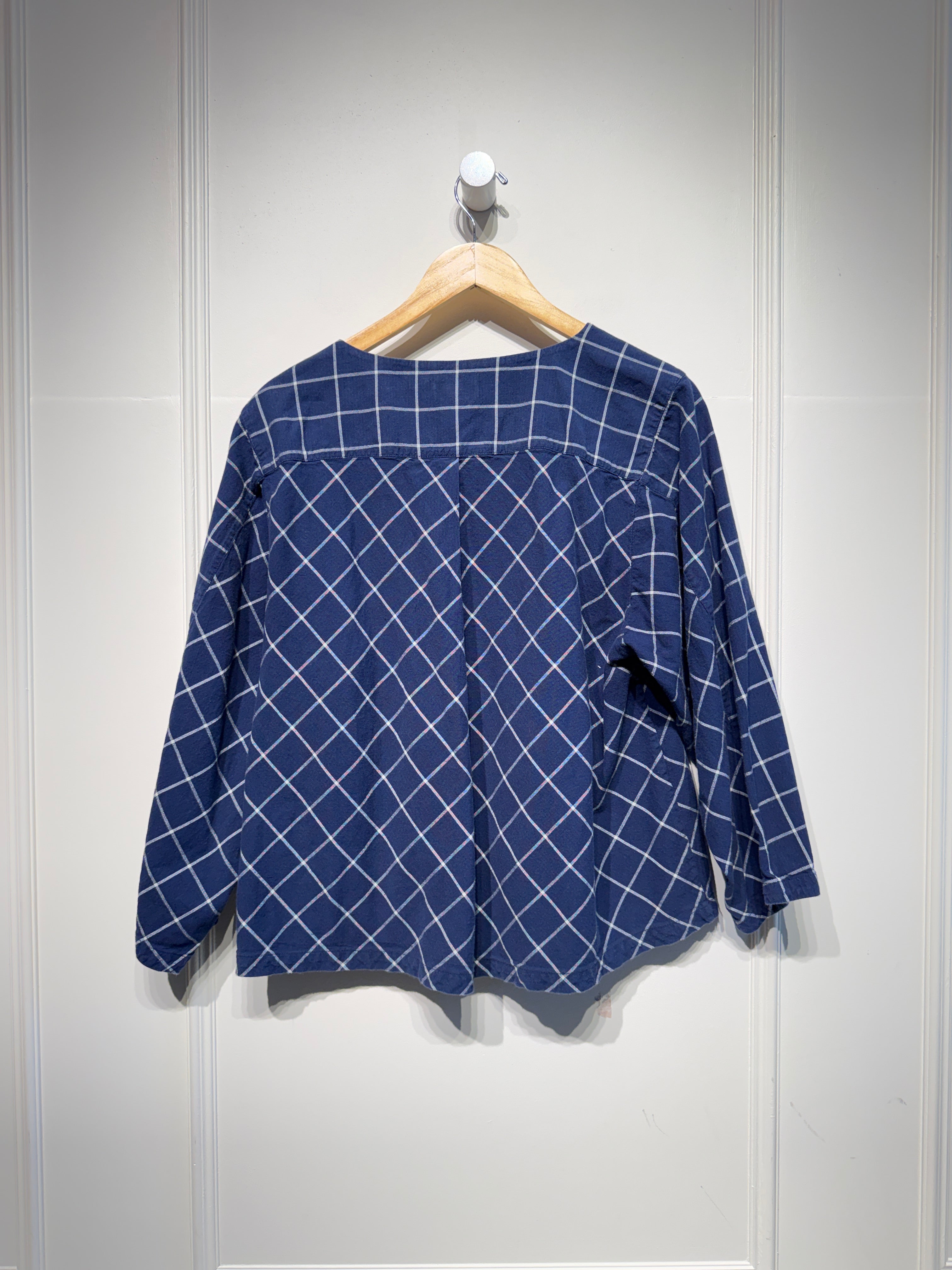 Toast Blue Plaid Top (18/XL)