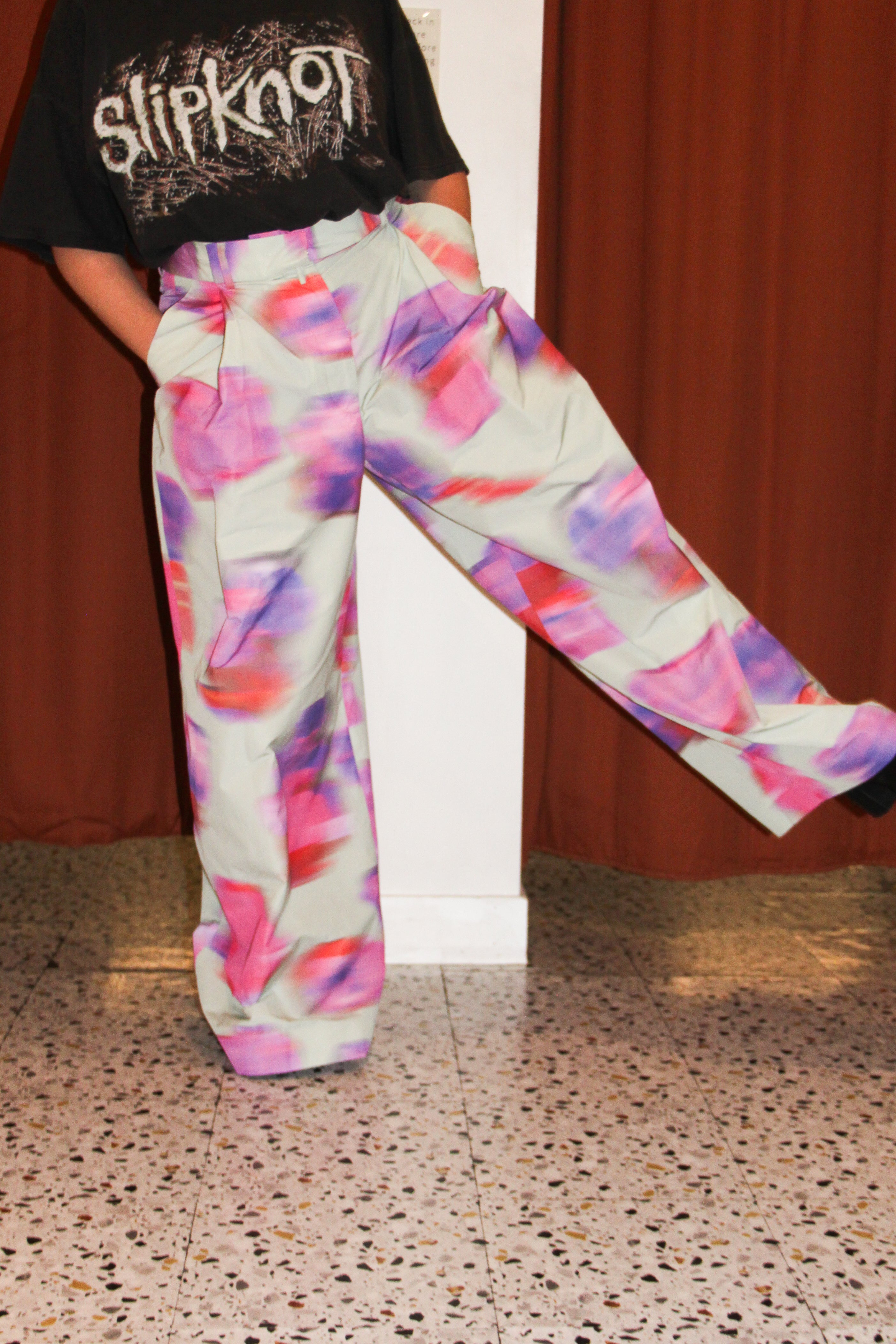 Dries Watercolor Pants (L)