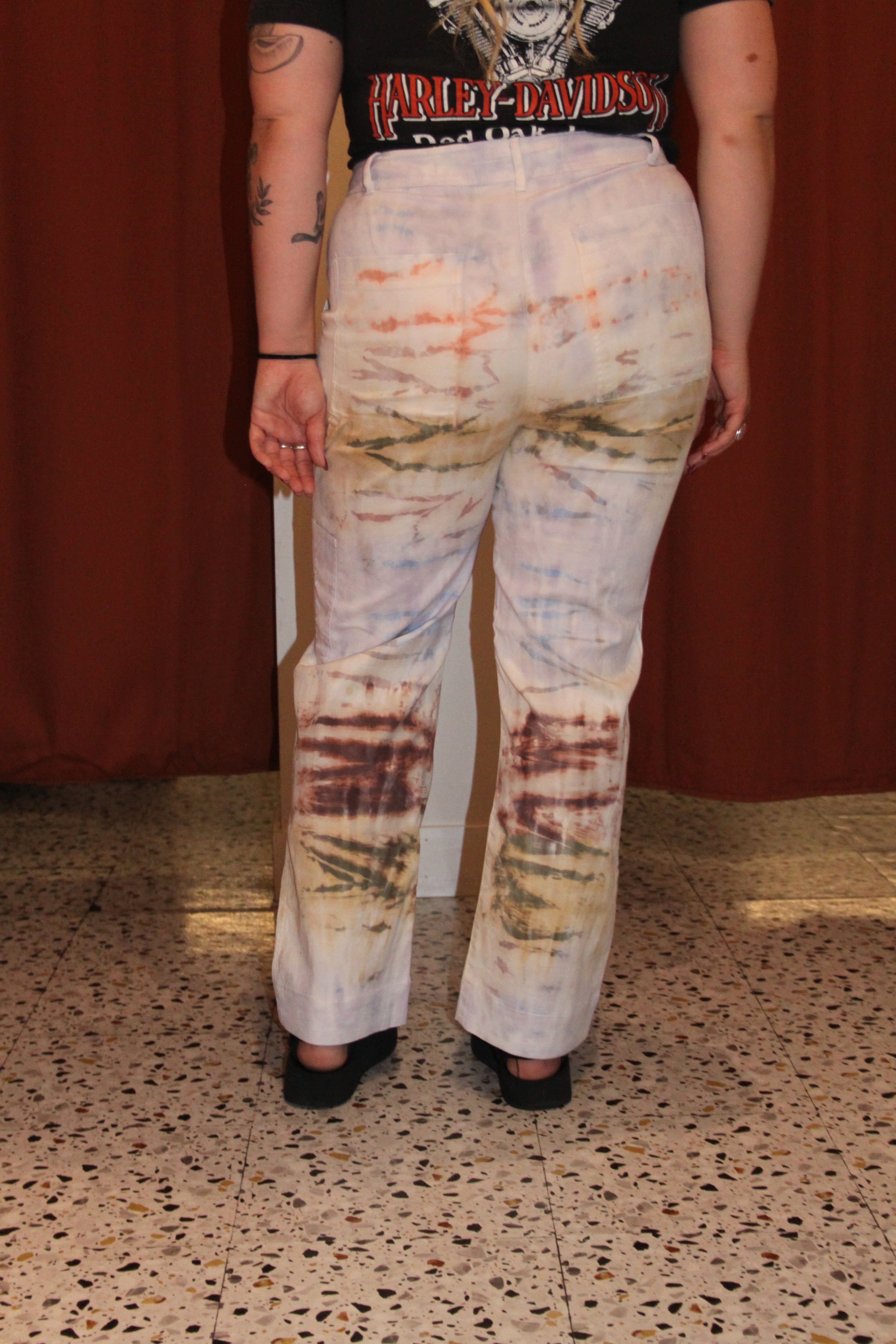 Raquel Allegra Watercolor Pants (M/L)
