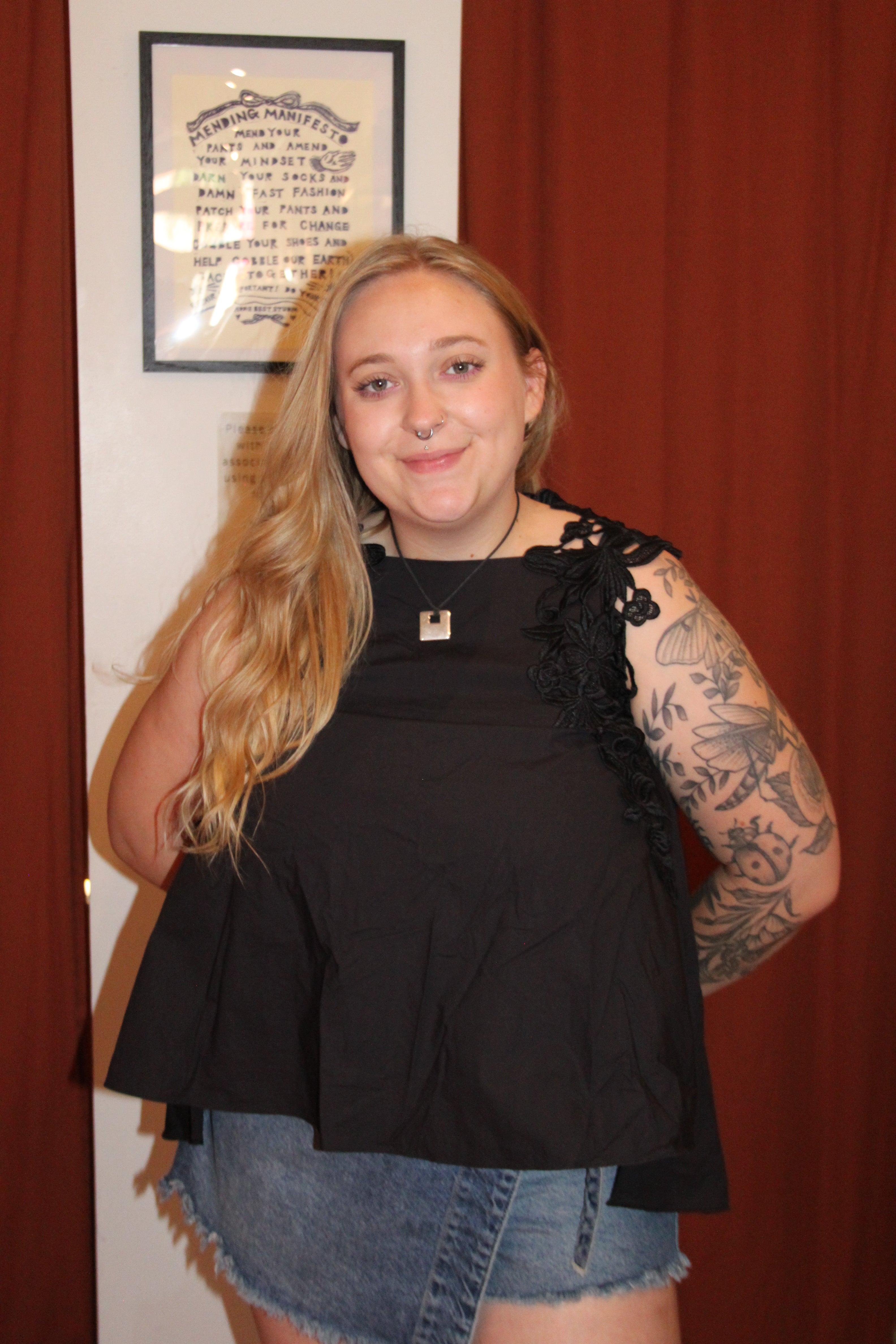 Psophia Black Tank (M)