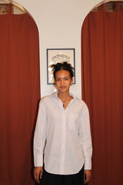 Sundays Blue Striped Button Down (XS)