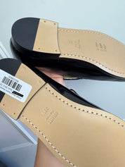 Khaite Black Patent Alessio Loafers (39.5)