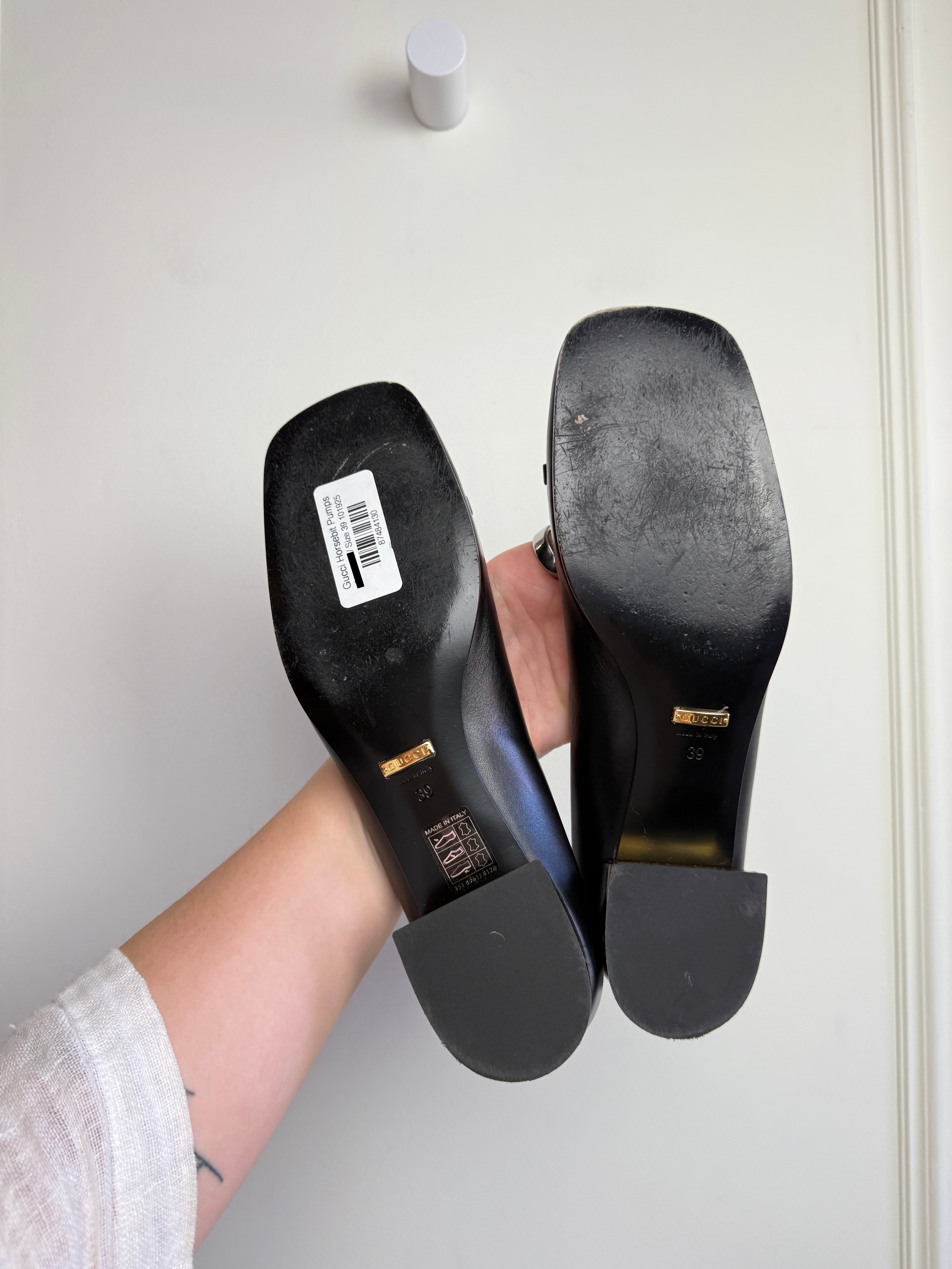 Gucci 1955 Horsebit Low Pumps (39)