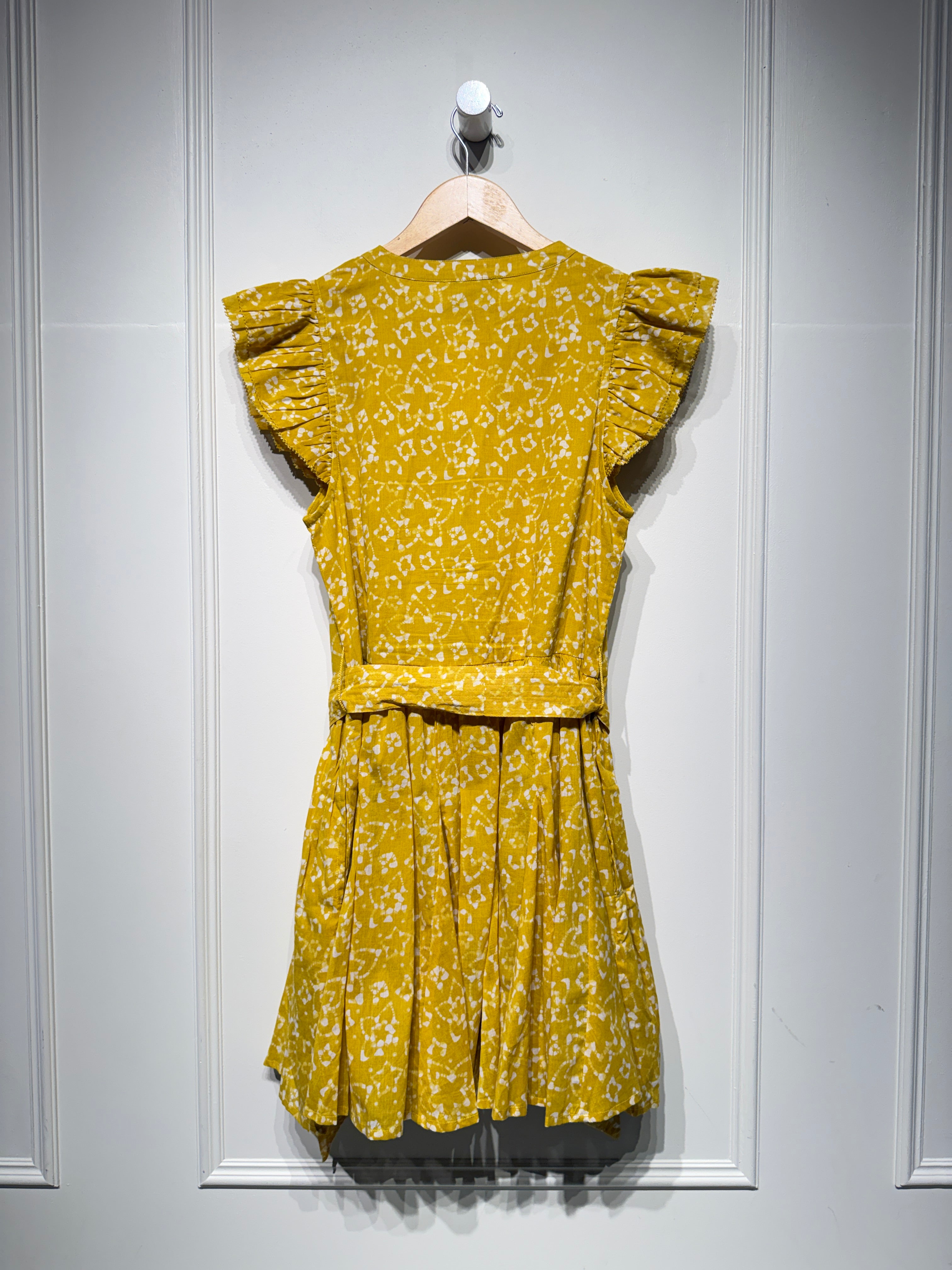 Cleobella Yellow Mini Dress (XS)