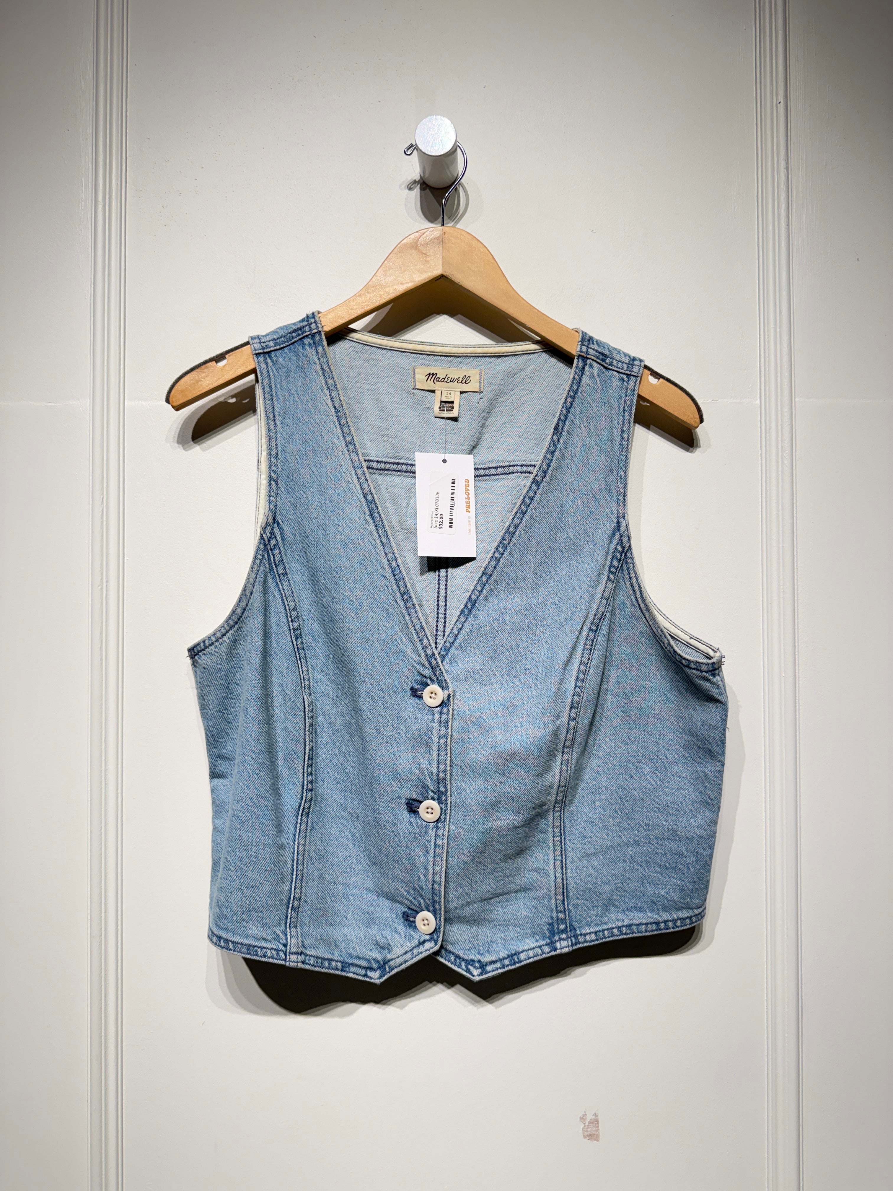 Madewell Vest (14/XL)