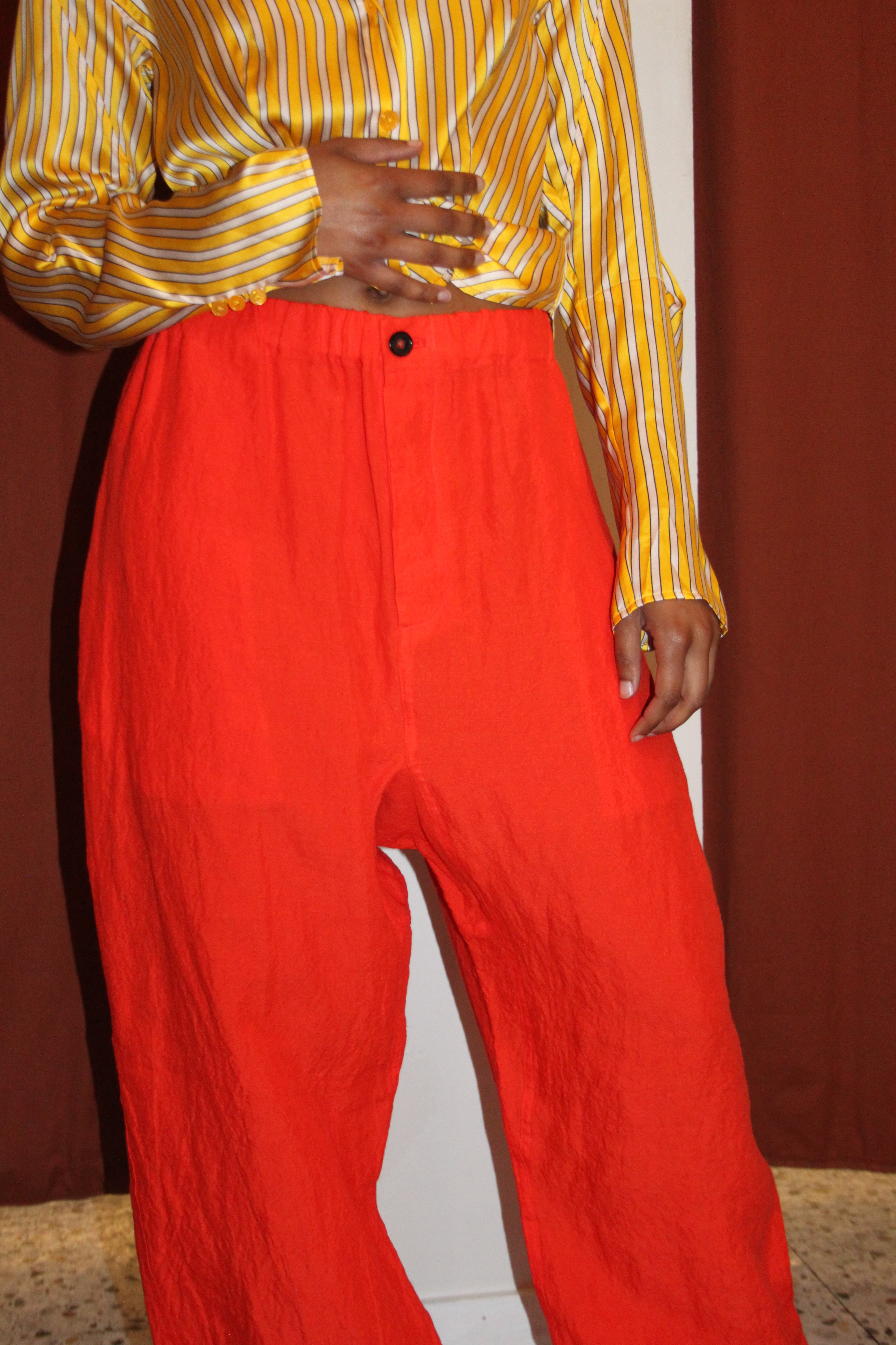 Sofie D'Hoore Orange Pants (S/36)