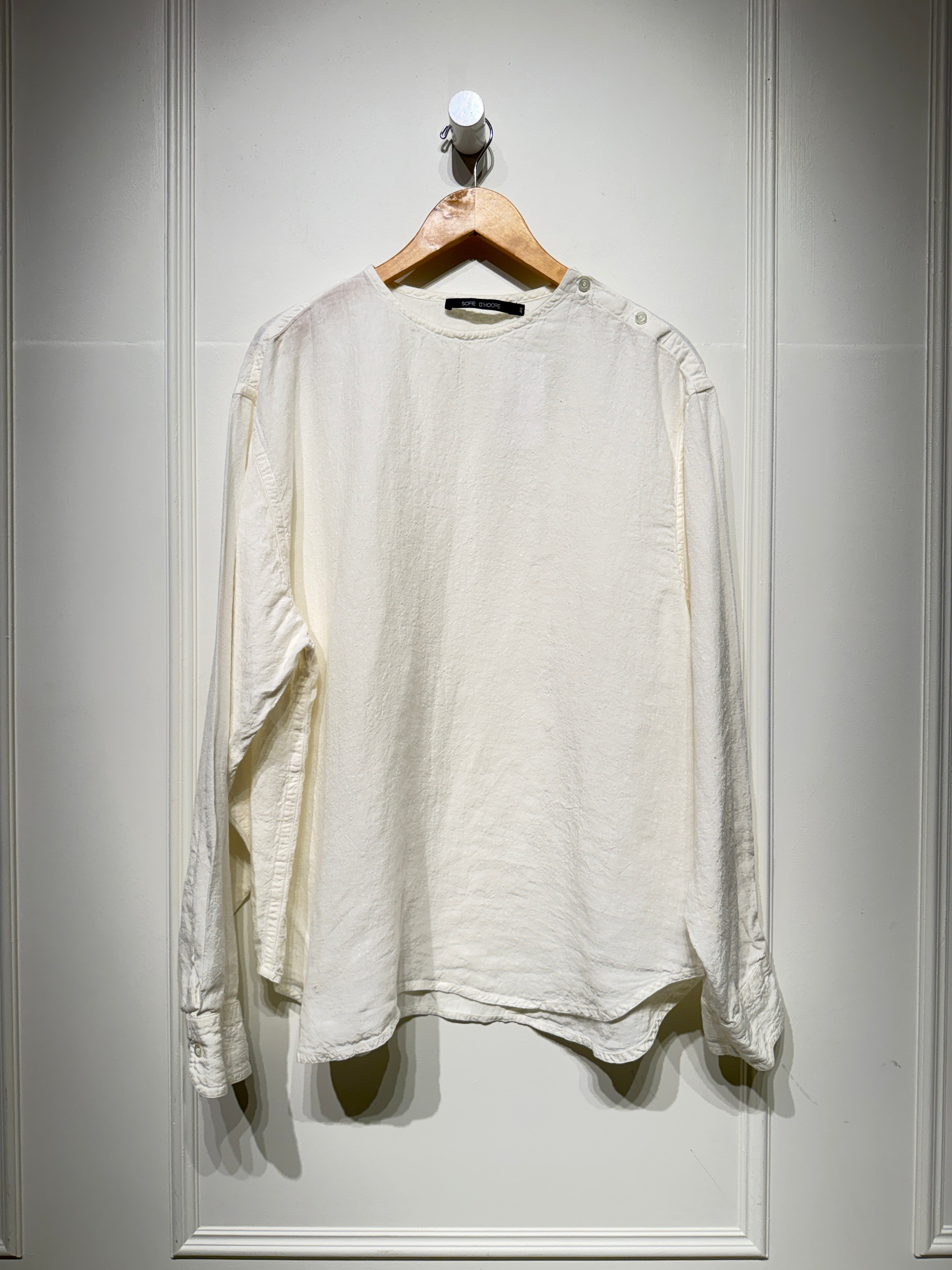 Sofie D'hoore Linen Button Top (40/M)