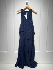 Apiece Apart Blue Drop Waist Dress (2X)