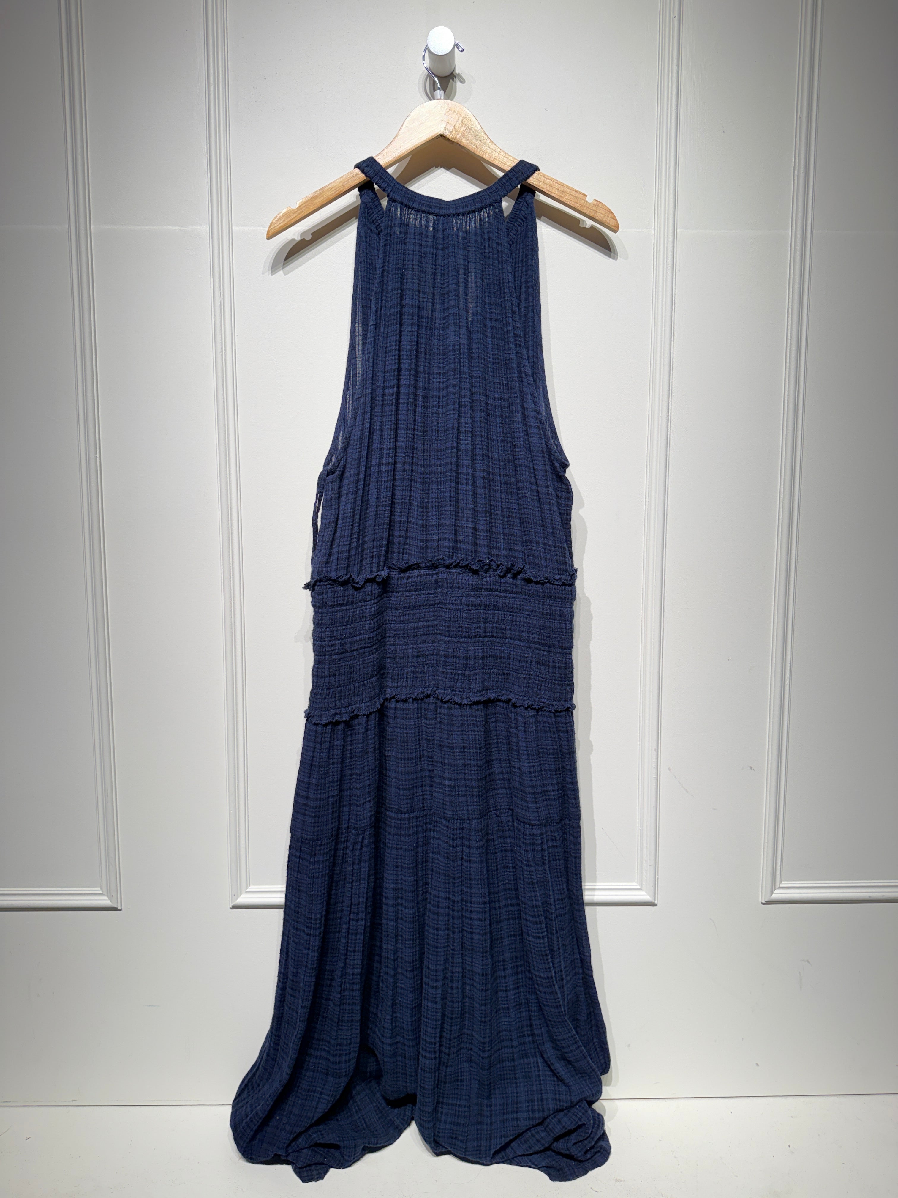 Apiece Apart Blue Drop Waist Dress (2X)