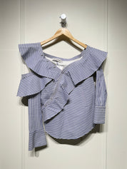 Self Portrait Striped Blouse (4/S)