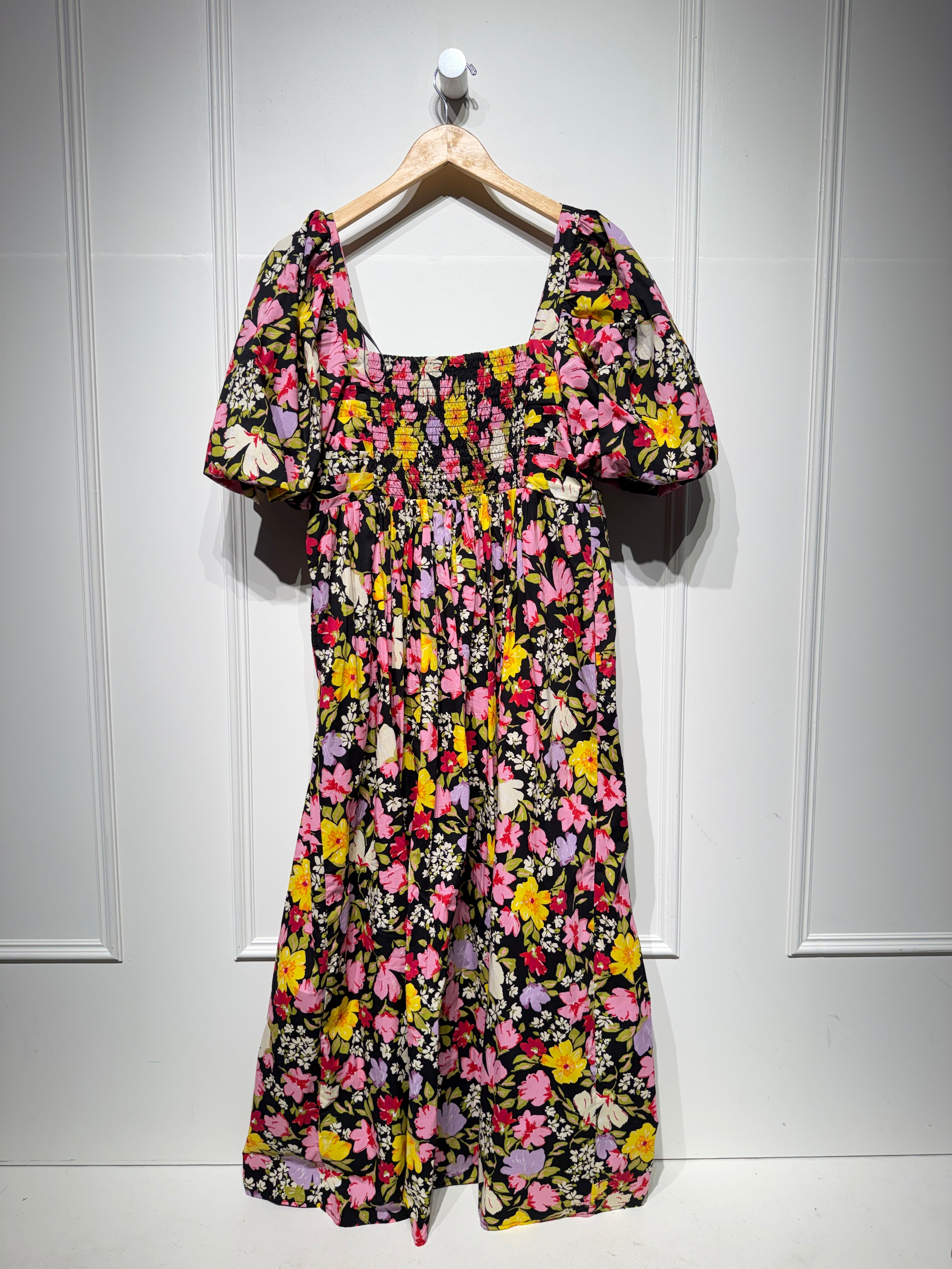 Nobody's Child Floral Dress (10/L)