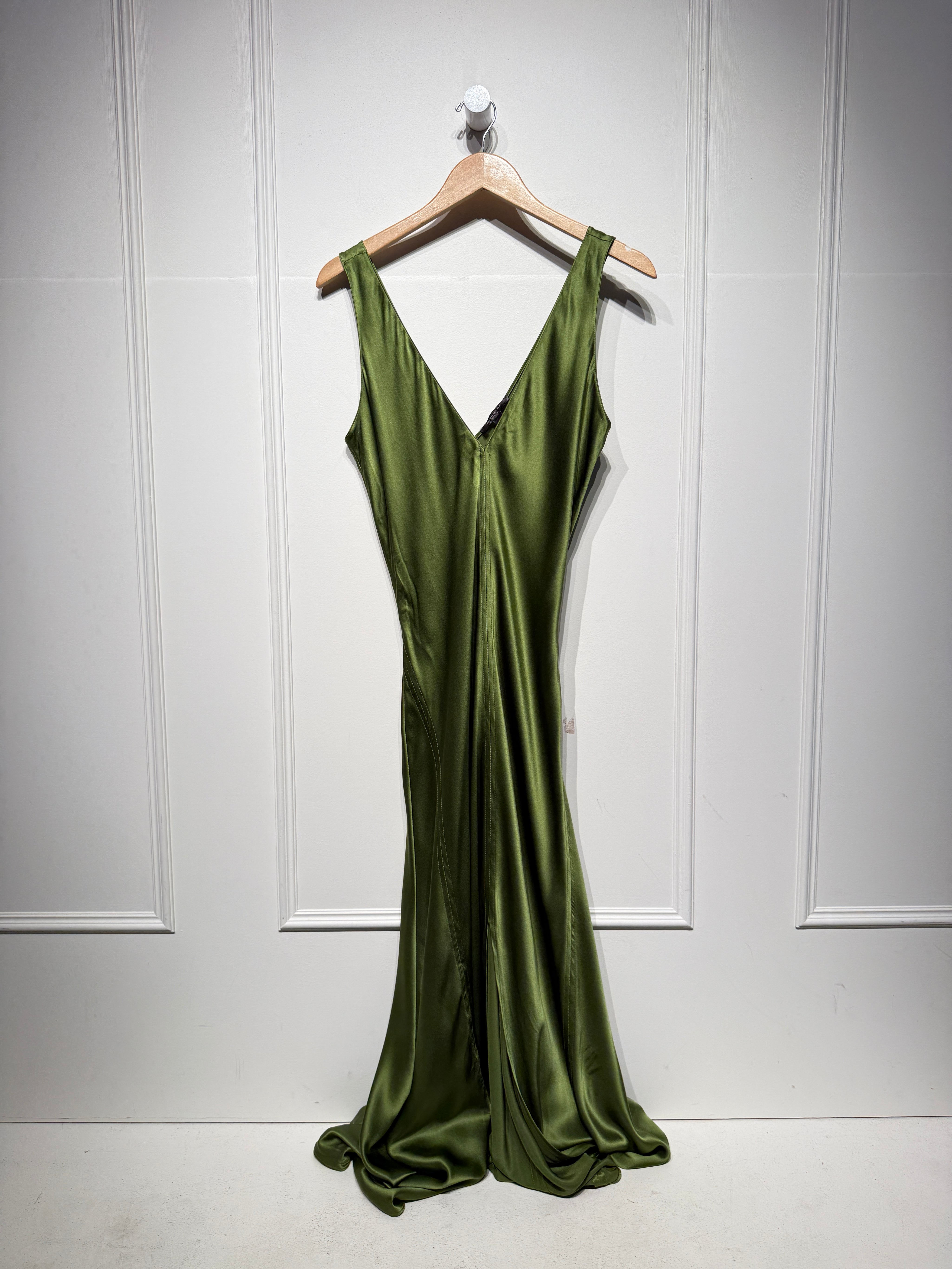 Banana Republic Silk Green Dress (S)