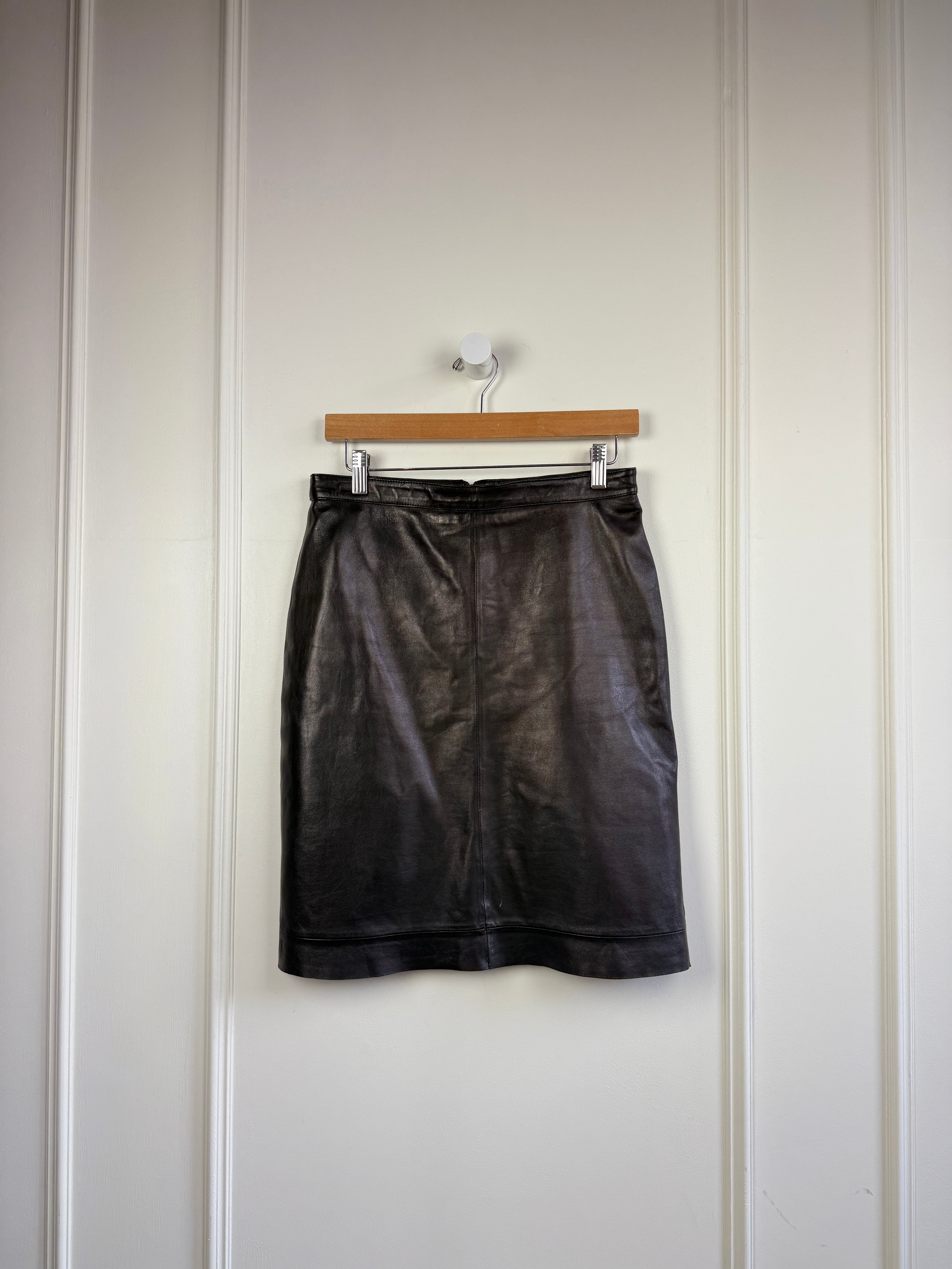 Repeat Leather Skirt (S)
