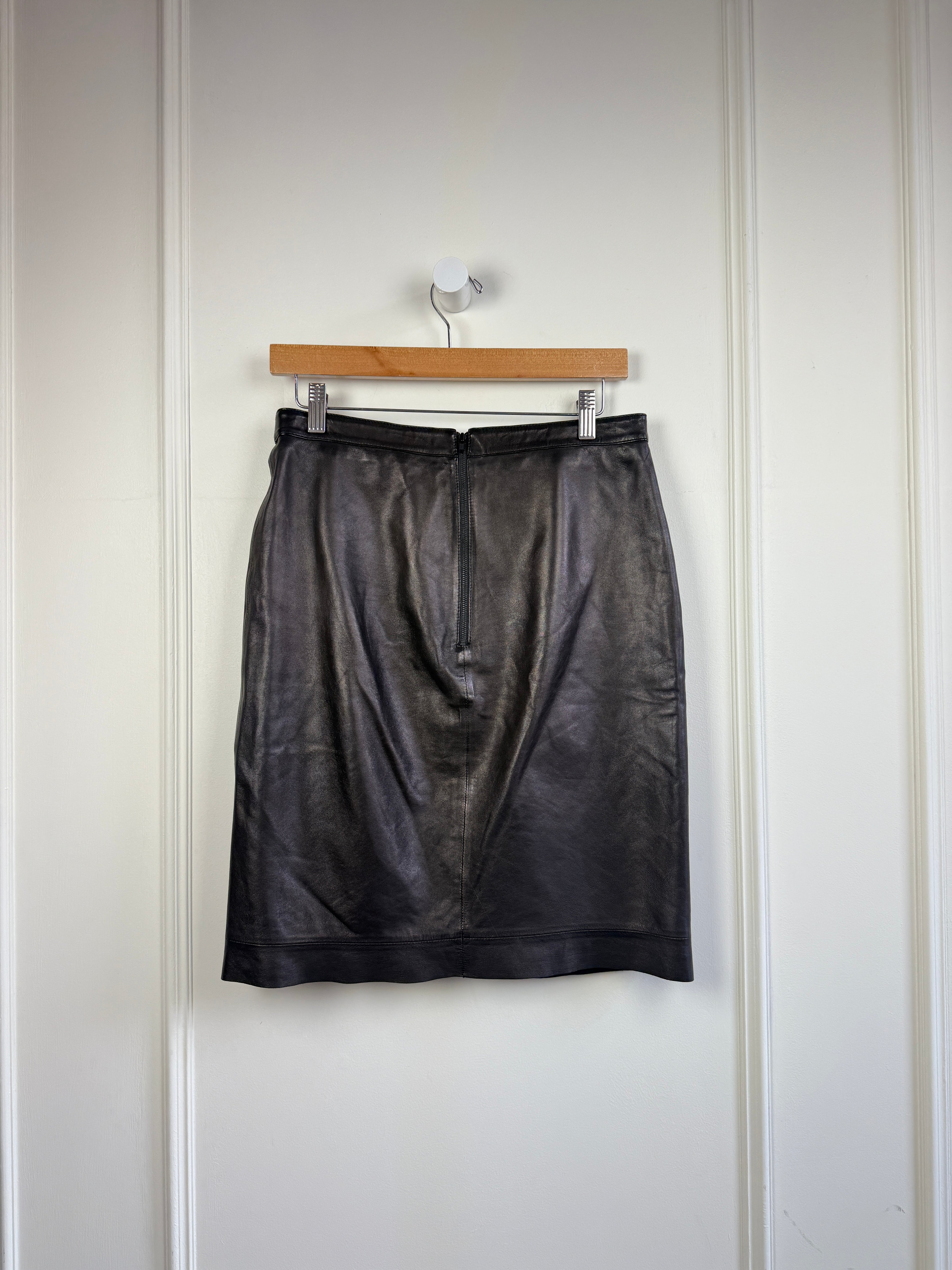 Repeat Leather Skirt (S)