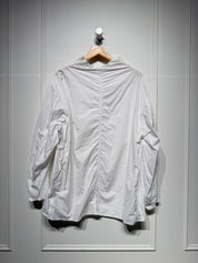 Sofie D'hoore White Cotton Mock Neck Top (38/M)