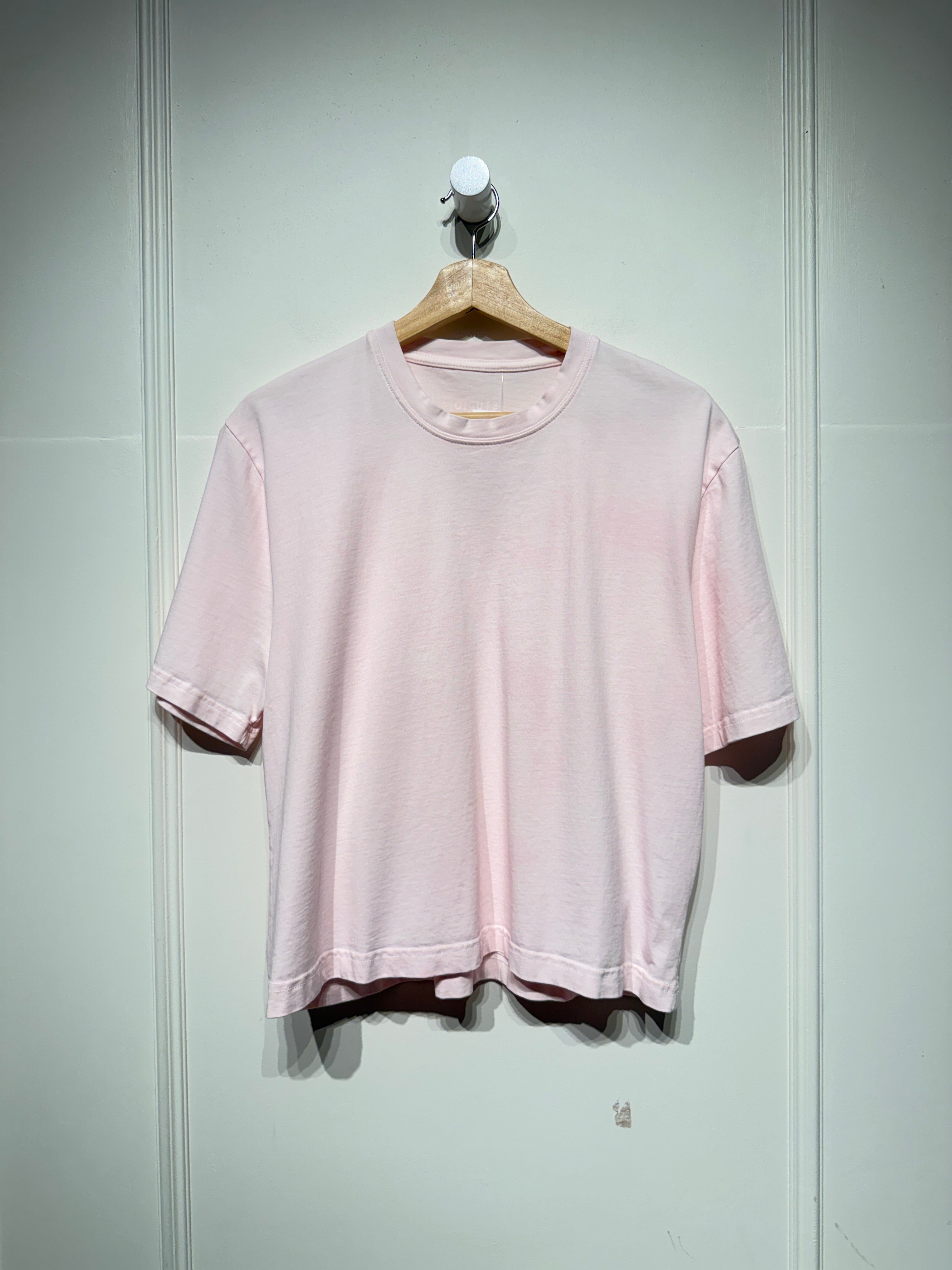 Studio Nicholson Short Sleeve Pink Tee (L)