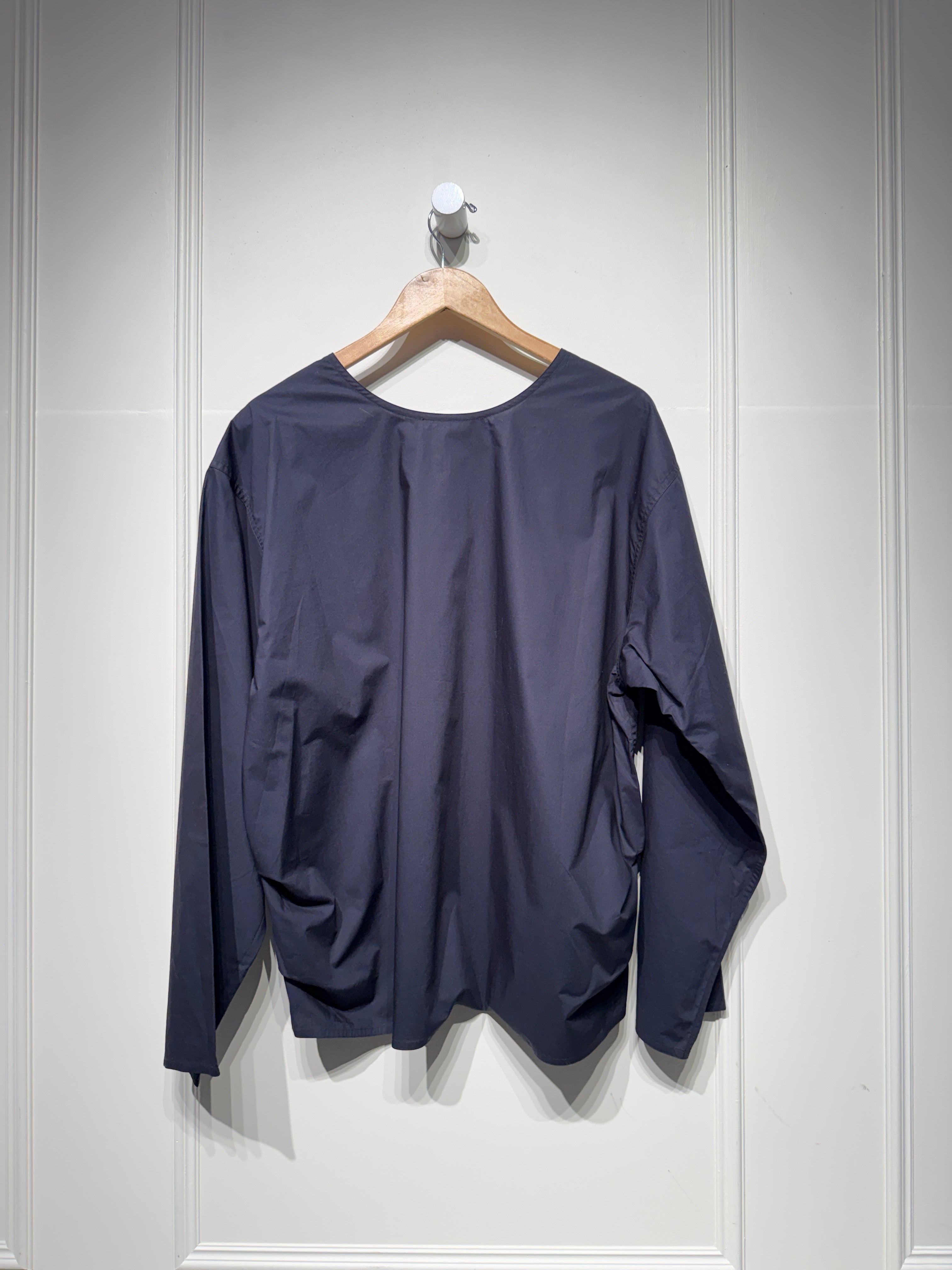 Sofie D'Hoore Navy Cotton Blouse (38/M)