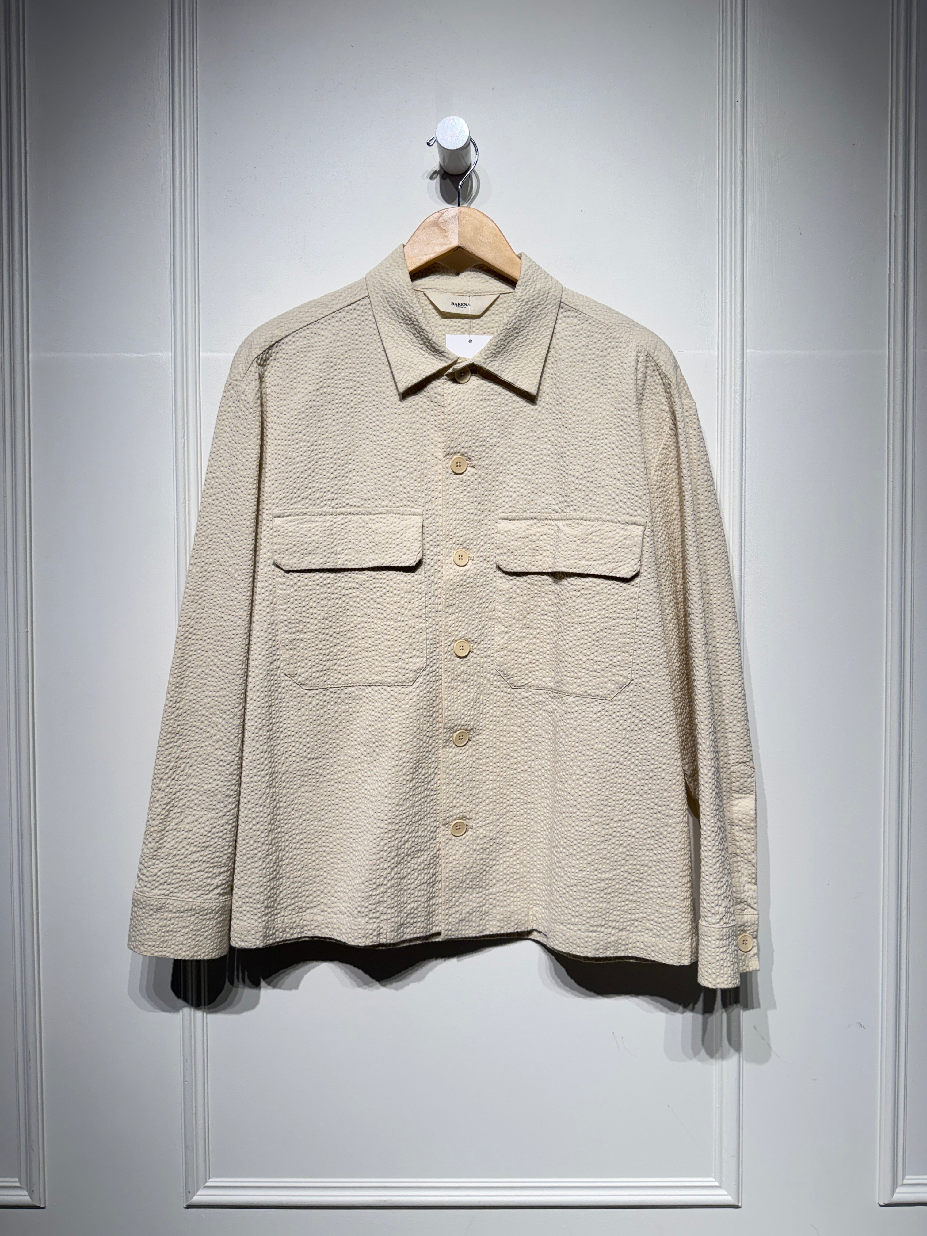 Barena Venezia Crepe Cream Top (L)