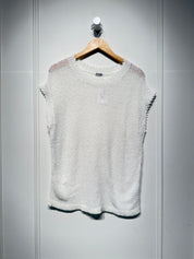 Rachel Comey White Knit Vest (M)