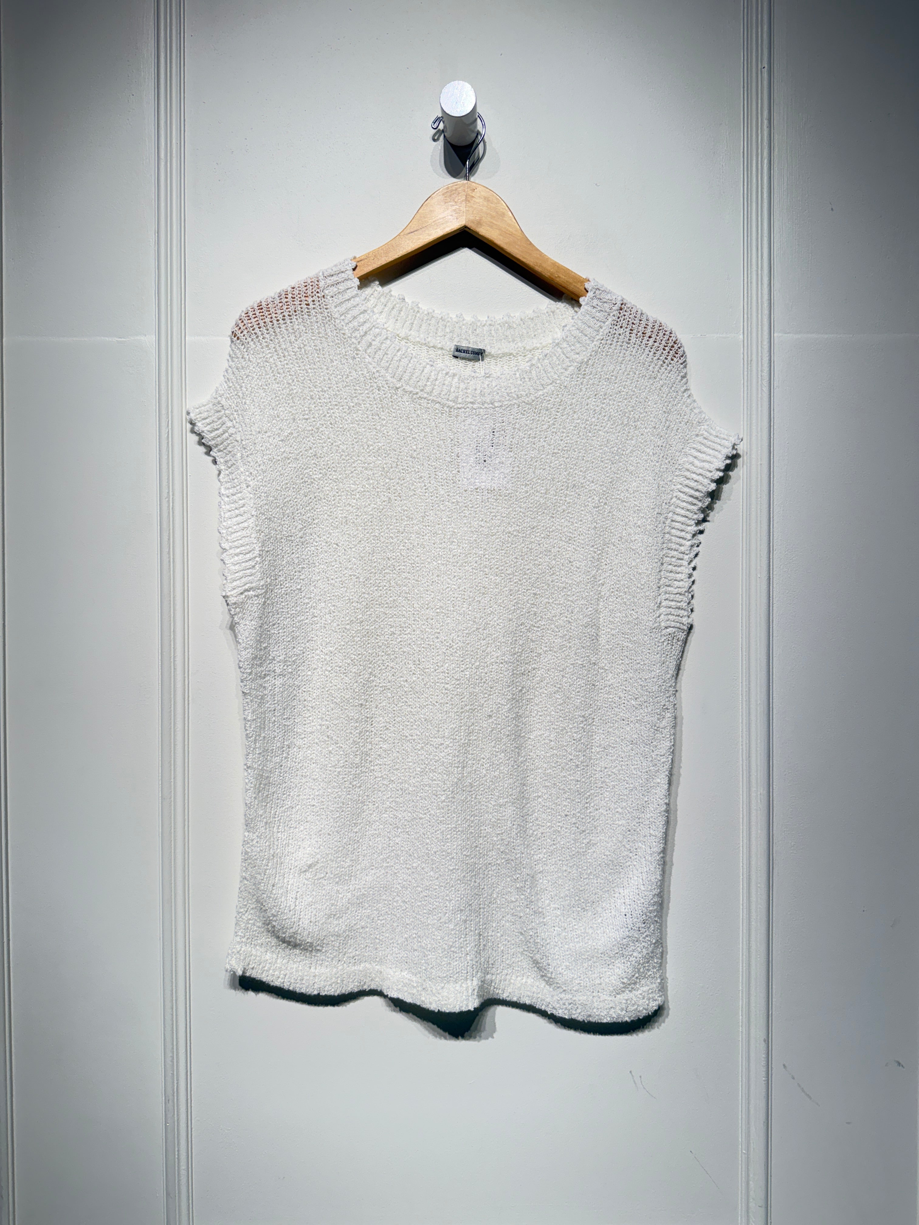 Rachel Comey White Knit Vest (M)