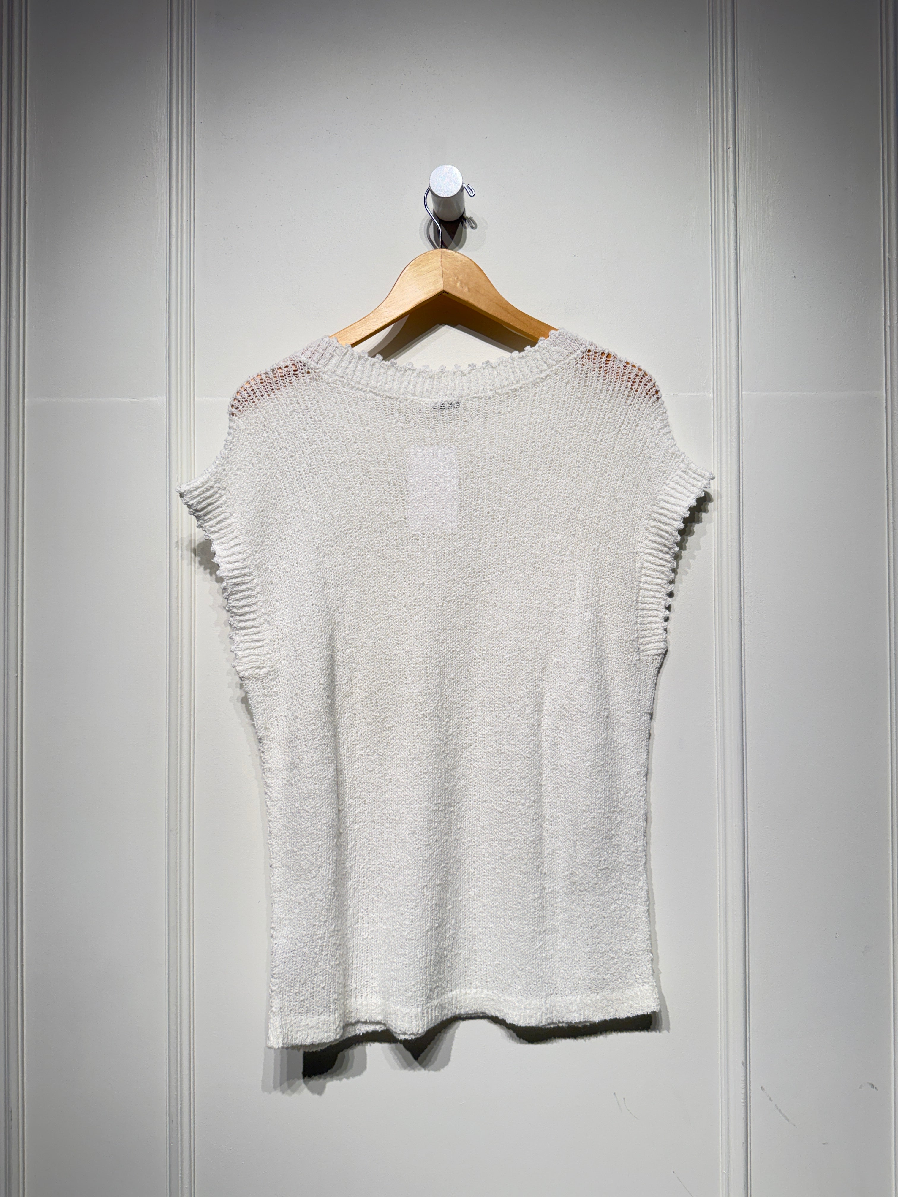 Rachel Comey White Knit Vest (M)