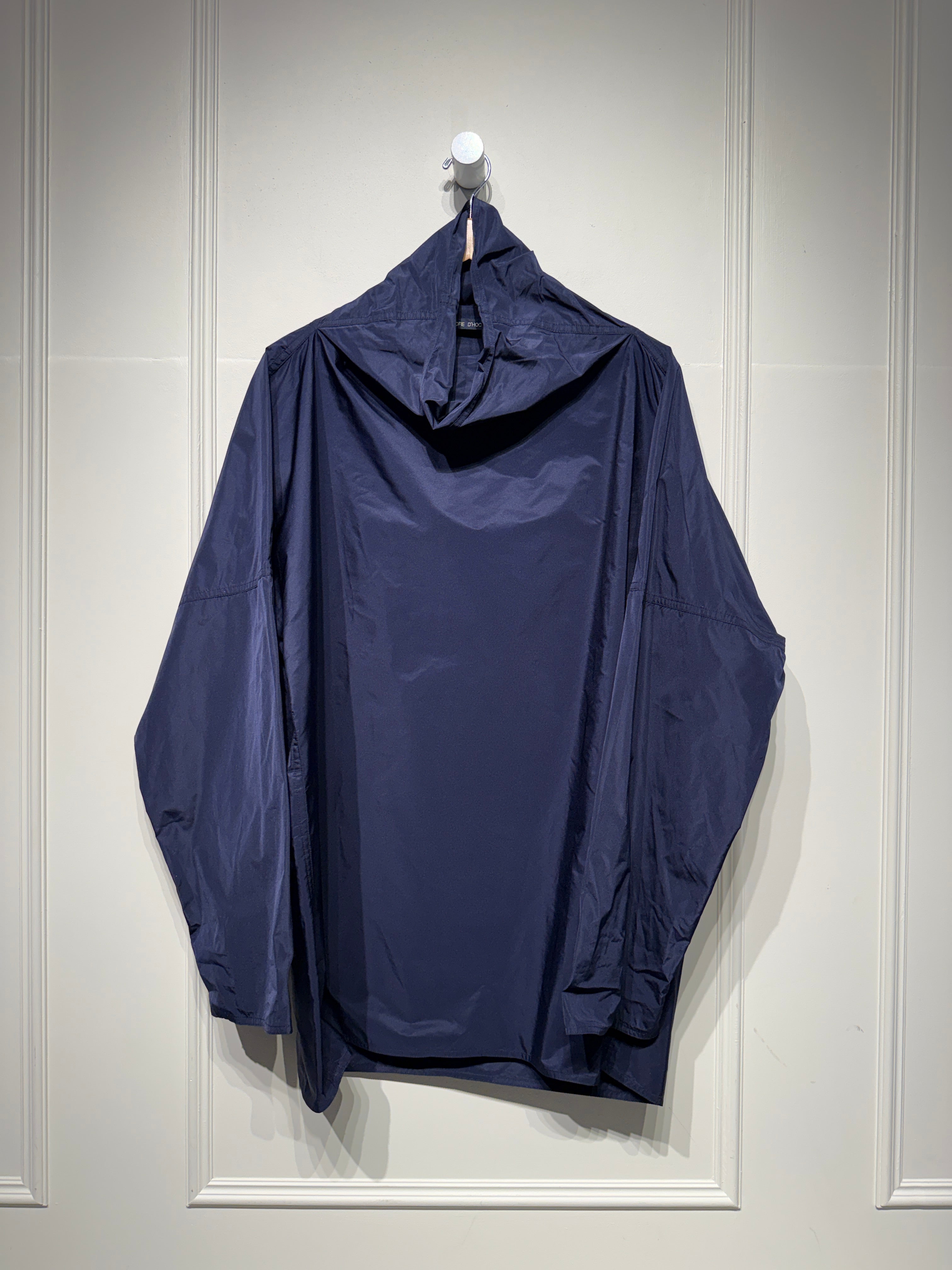 Sofie D'Hoore Navy Nylon Blouse (38/M)