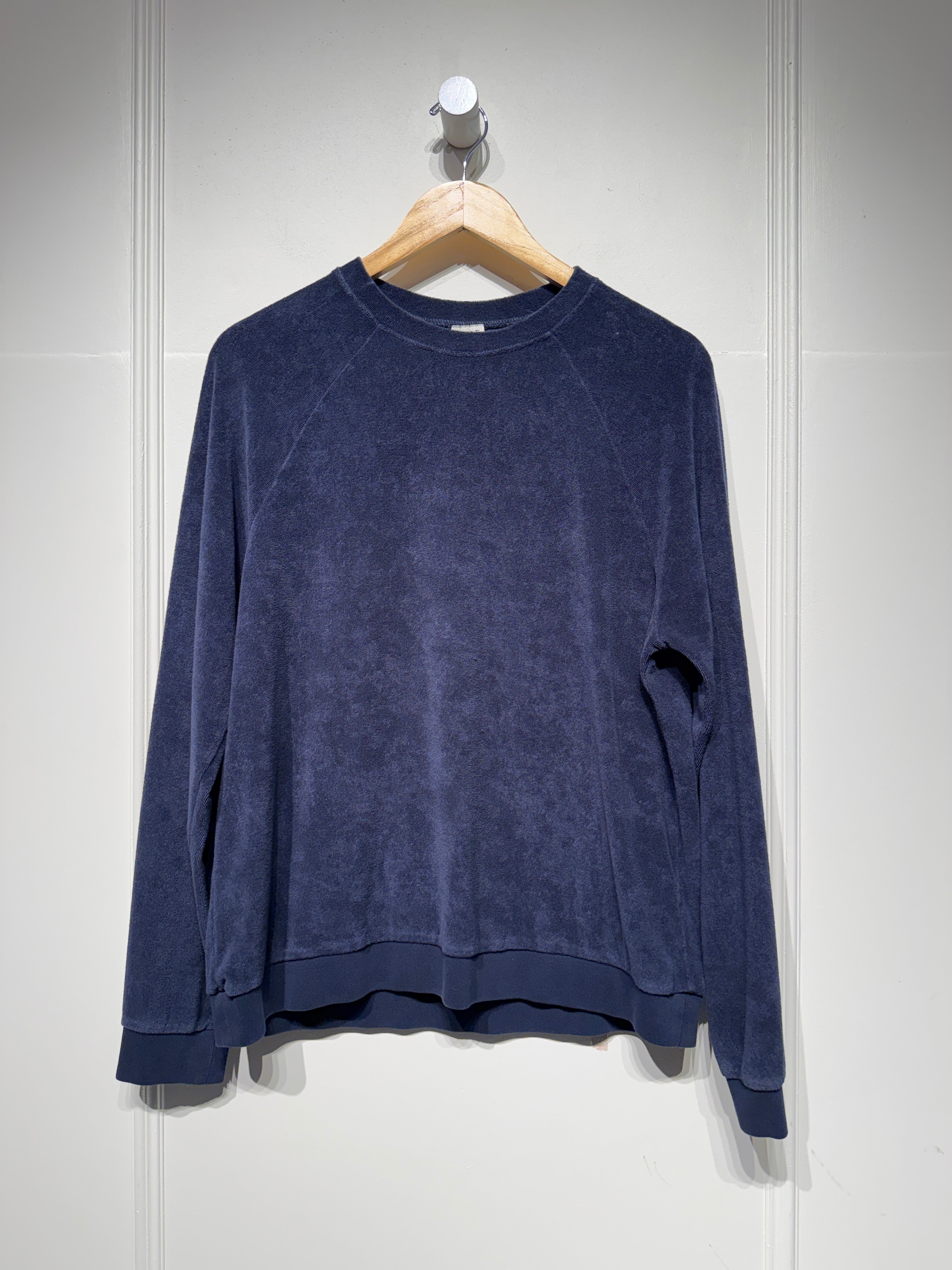 Kule Navy Terry Sweatshirt (M)