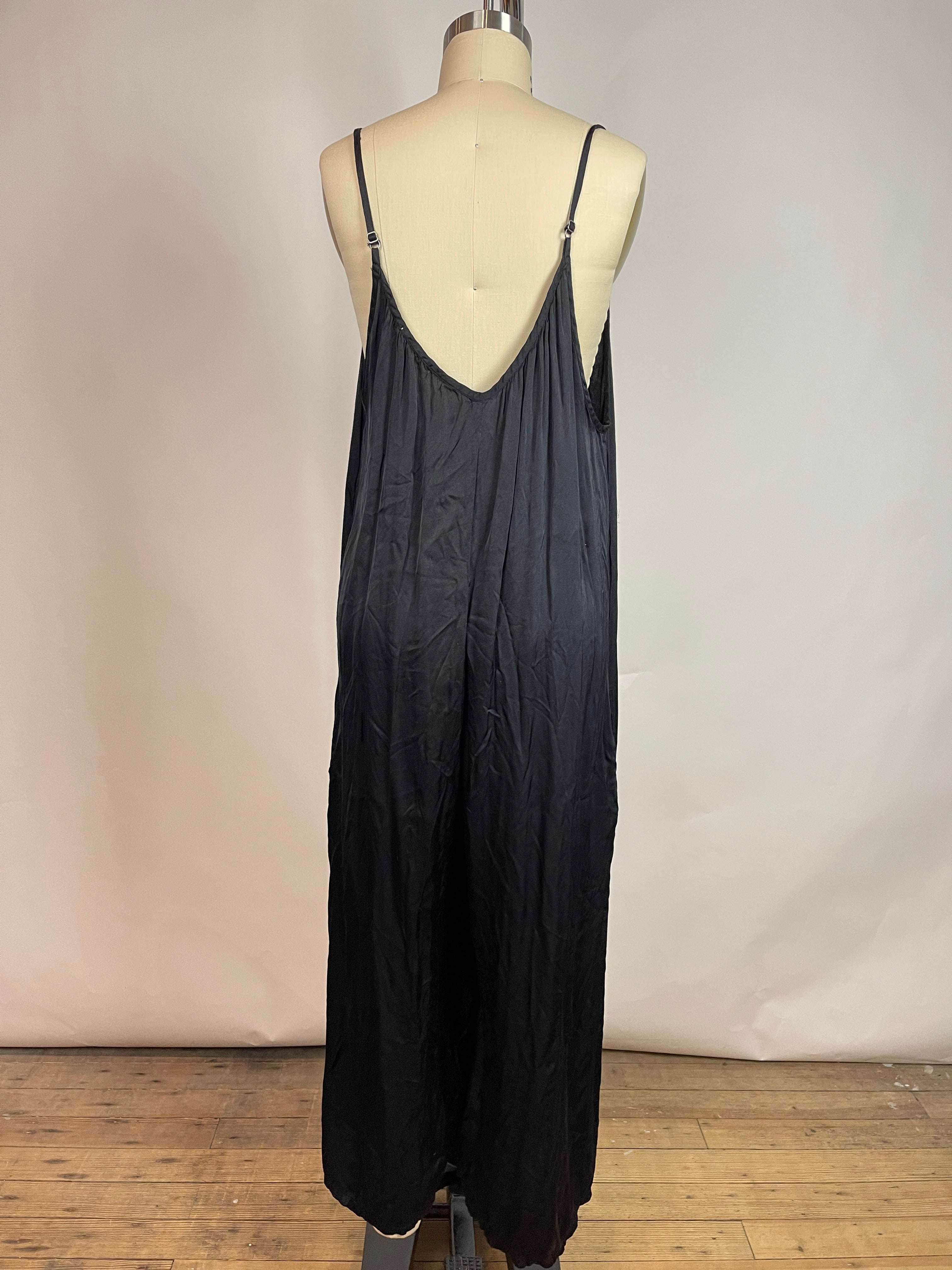 LACAUSA Satin Jumpsuit (L)