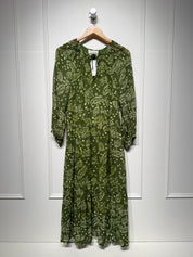 Cecilie Copenhagen Green Paisley Dress (S)